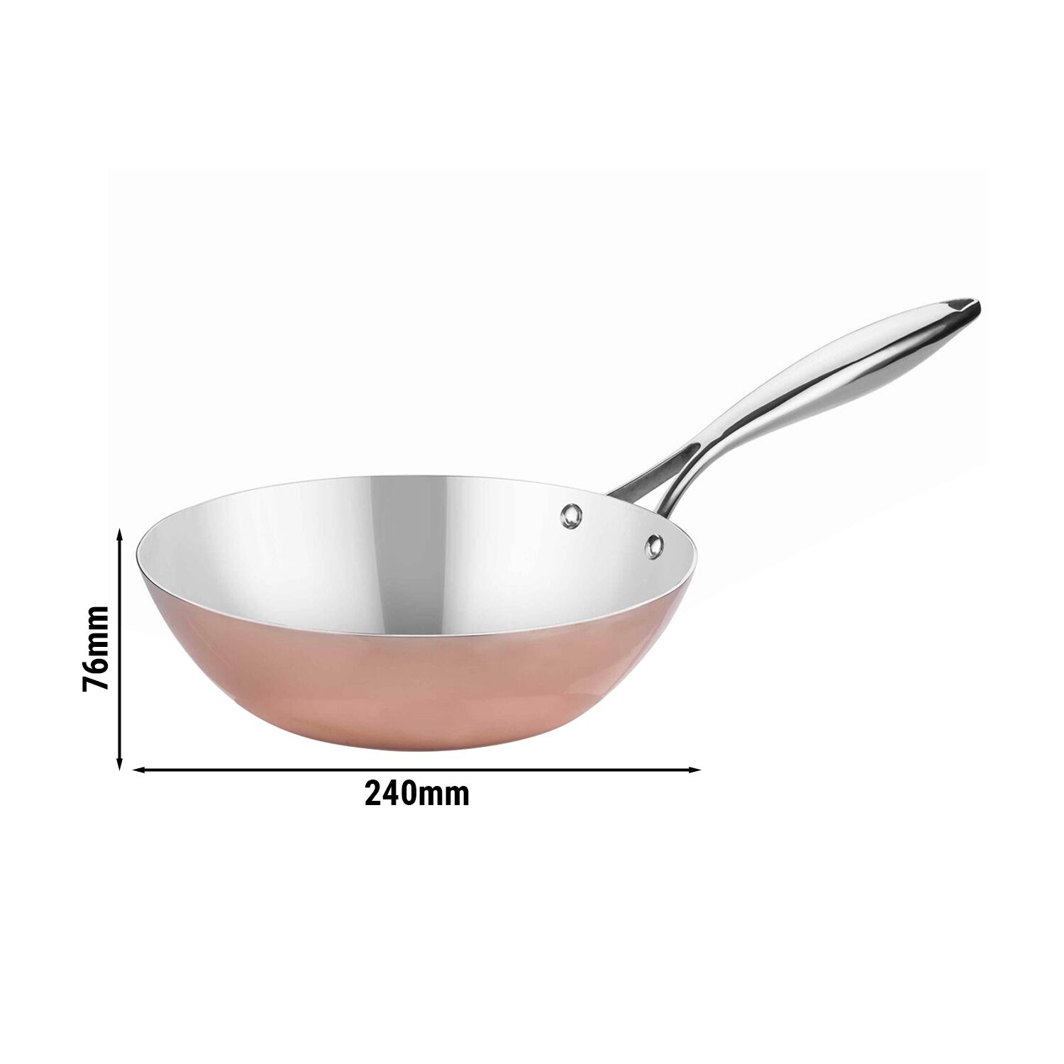 Alumiiniumist wokpann Ø240 mm