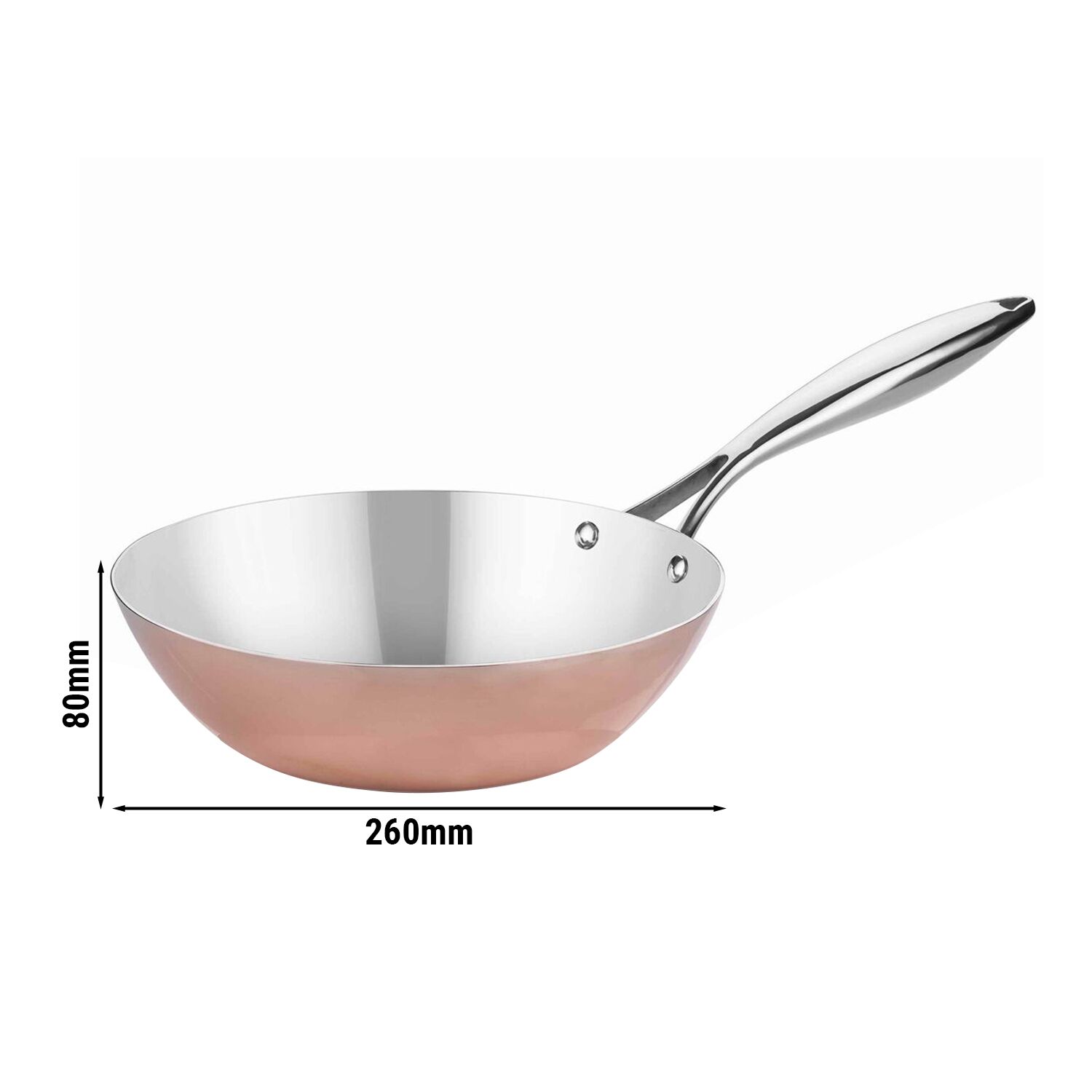 Alumiiniumist wokpann Ø260 mm