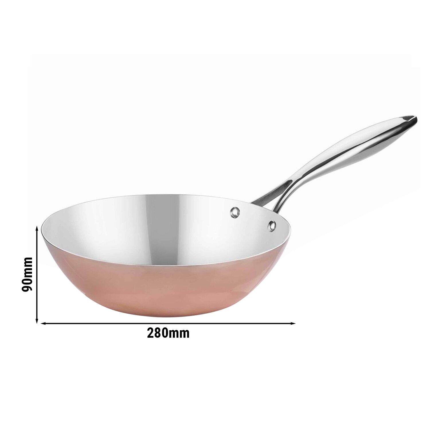 Alumiiniumist wokpann Ø280 mm
