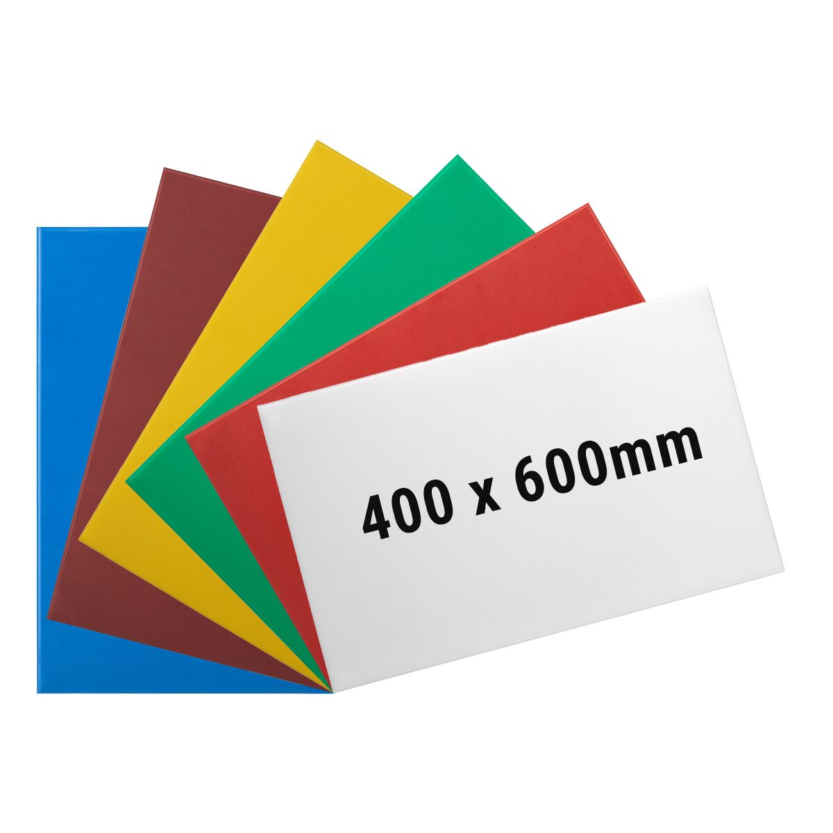 HACCP lõikelaudade komplekt 600 × 400 × 10 mm