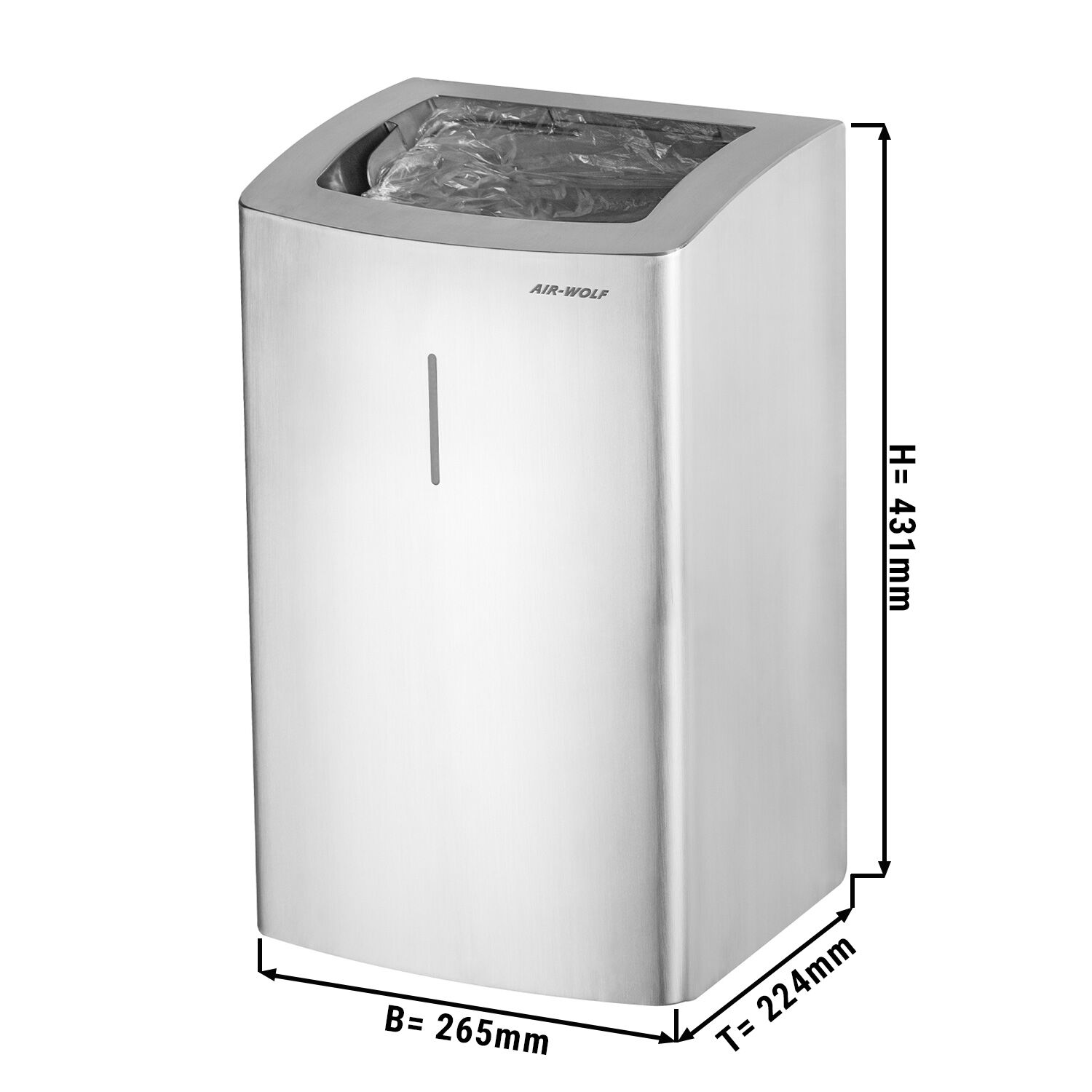 AIR-WOLF prügikast 25L, RST