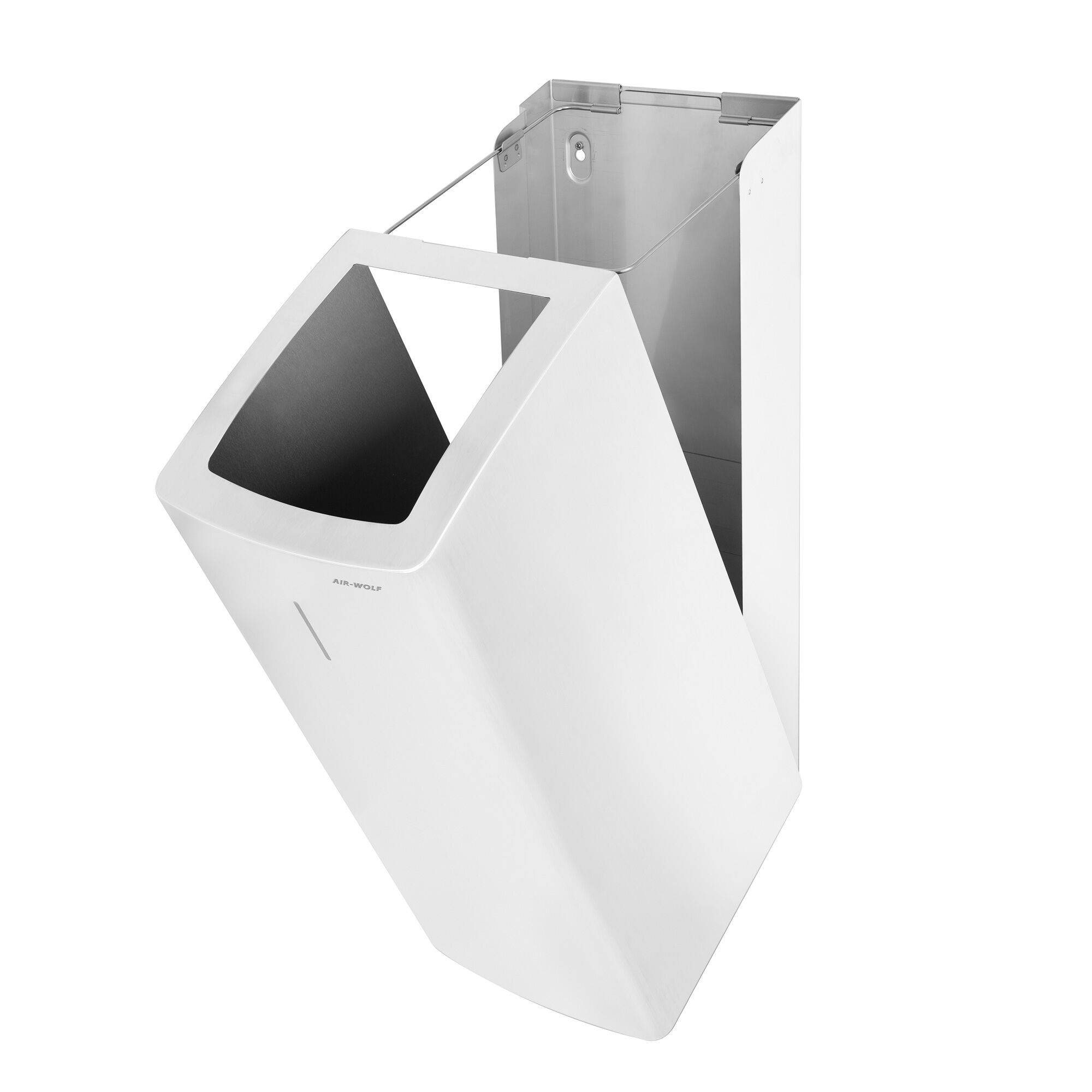 AIR-WOLF prügikast 50L, valge