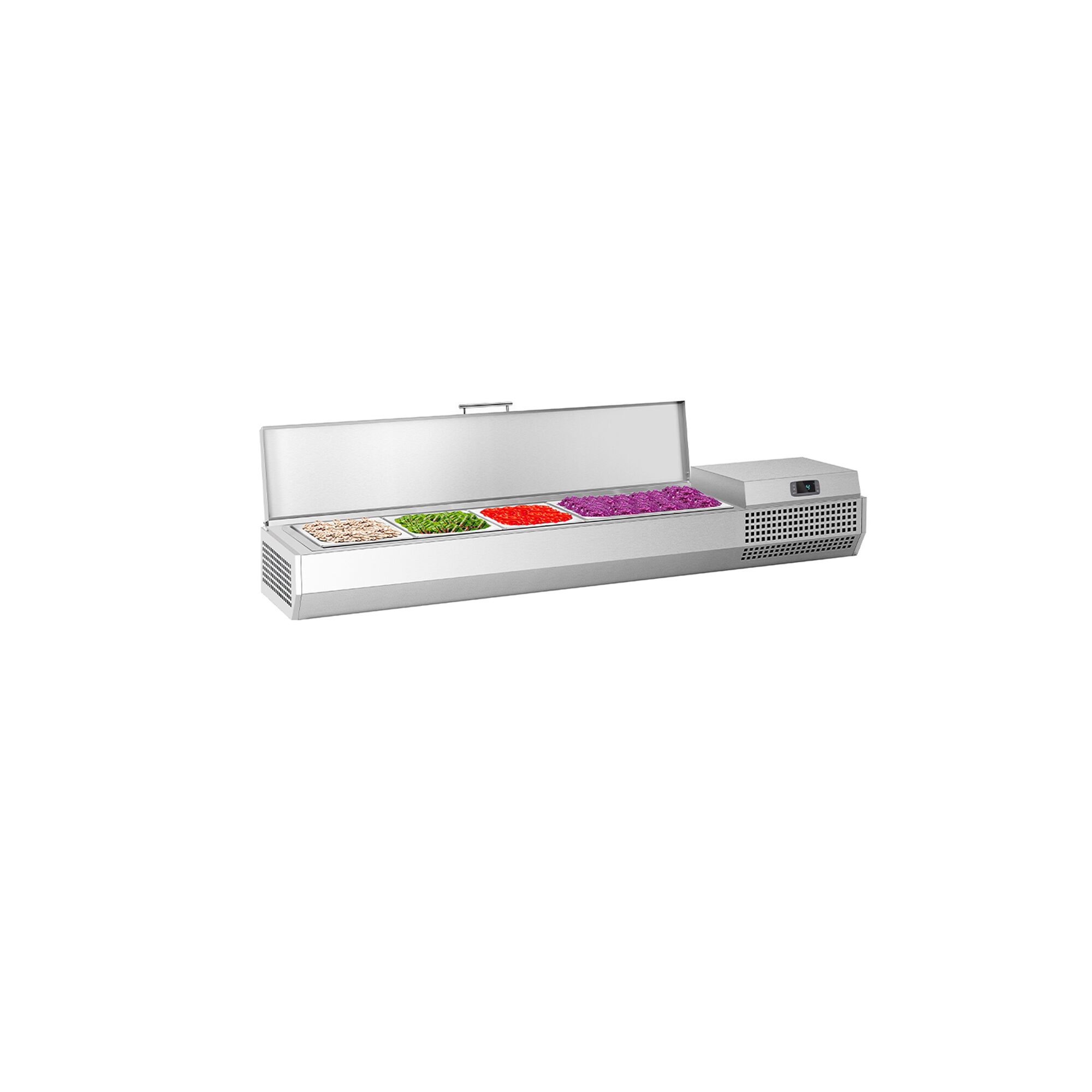 GN külmlett 1328 × 353 mm, 5 × GN 1/4