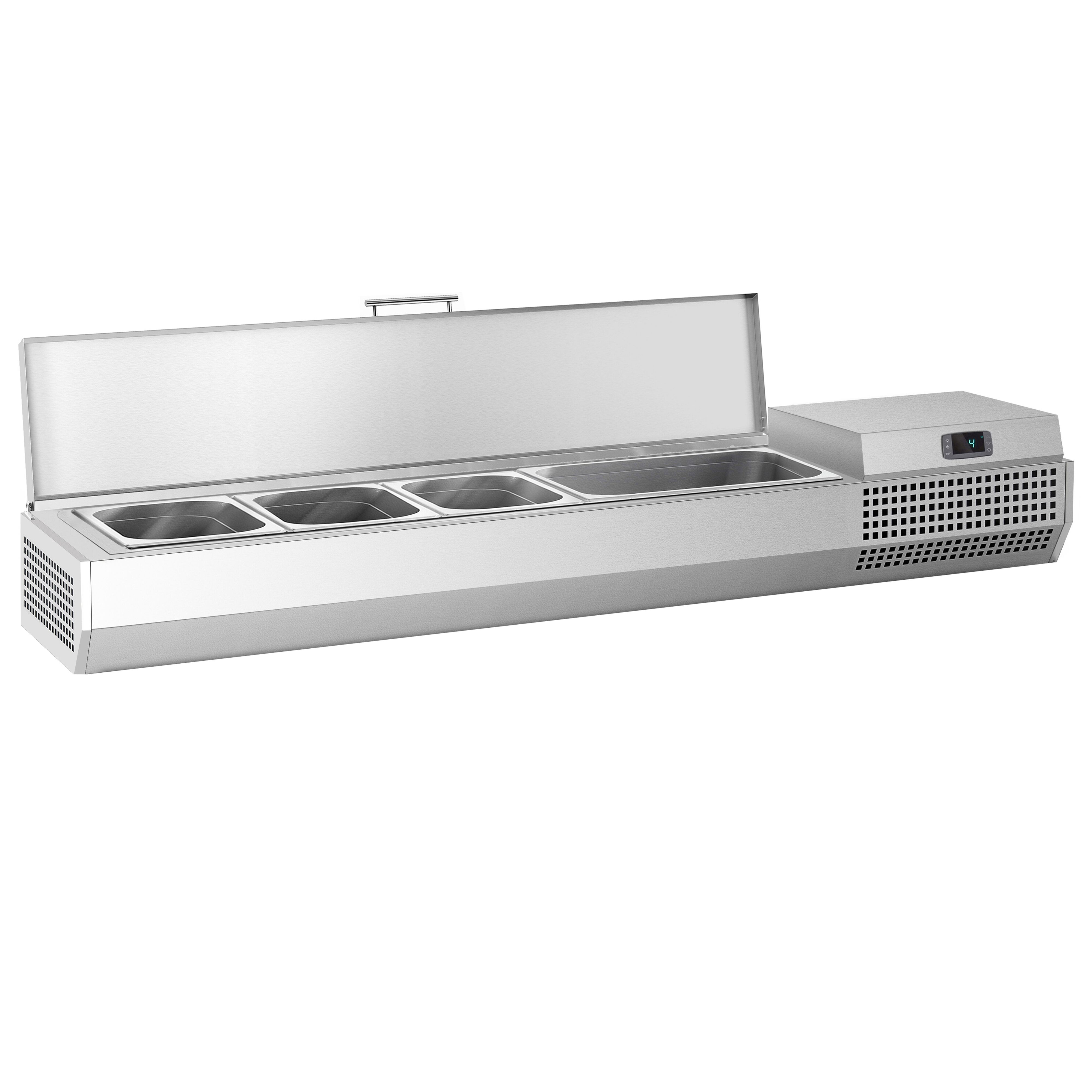GN külmlett 1328 × 353 mm, 5 × GN 1/4