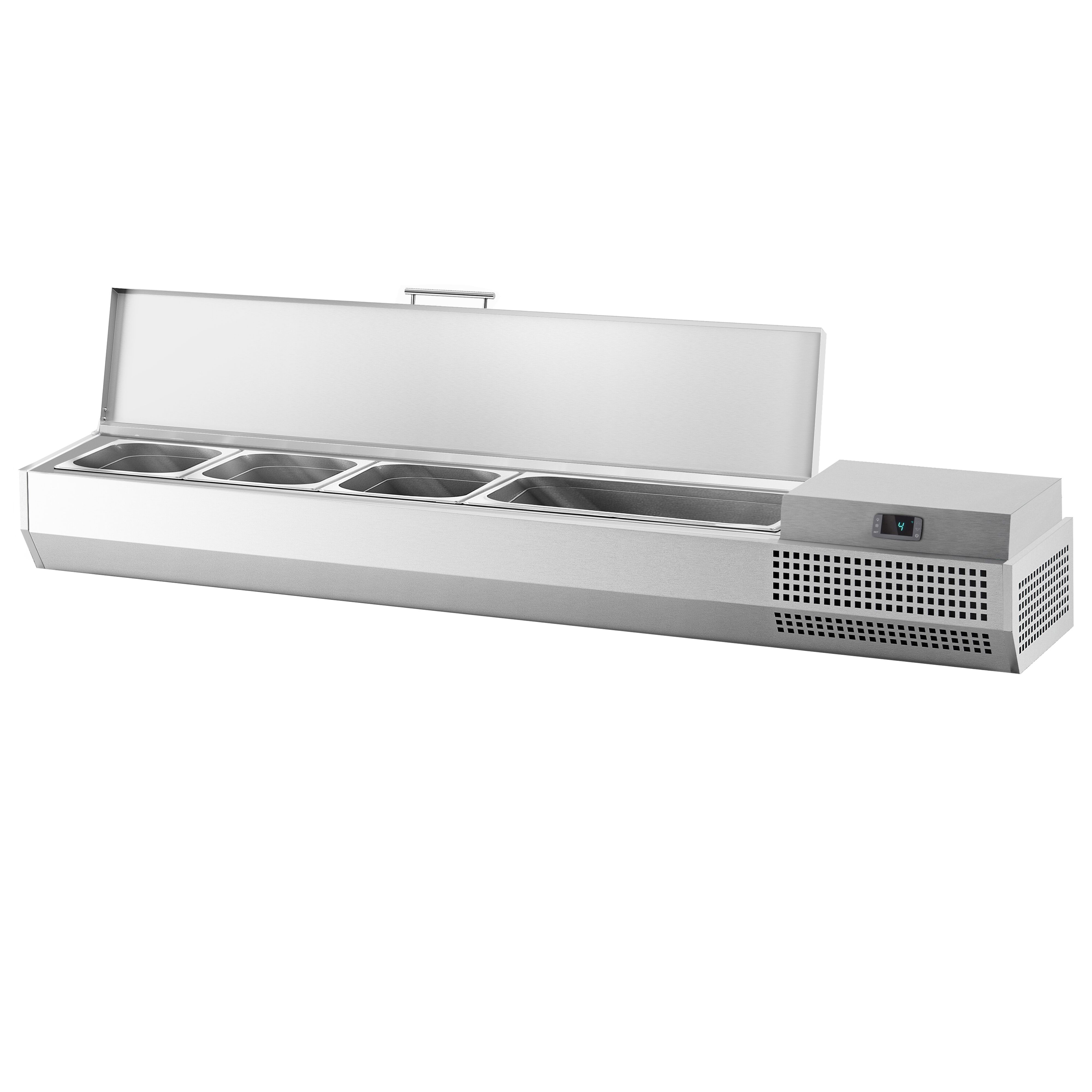 GN külmlett 1328 × 353 mm, 5 × GN 1/4