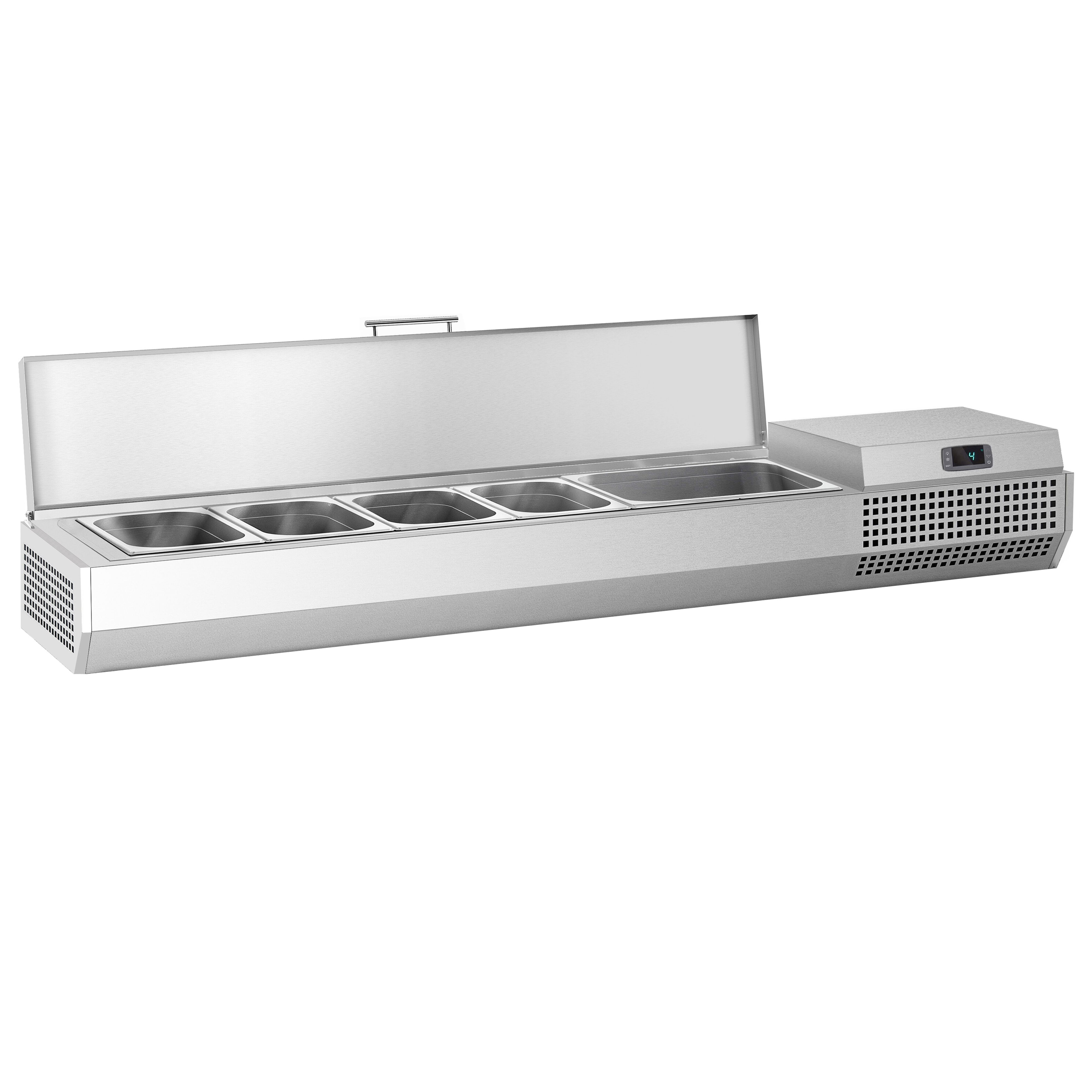 GN külmlett 1493 × 353 mm, 6 × GN 1/4