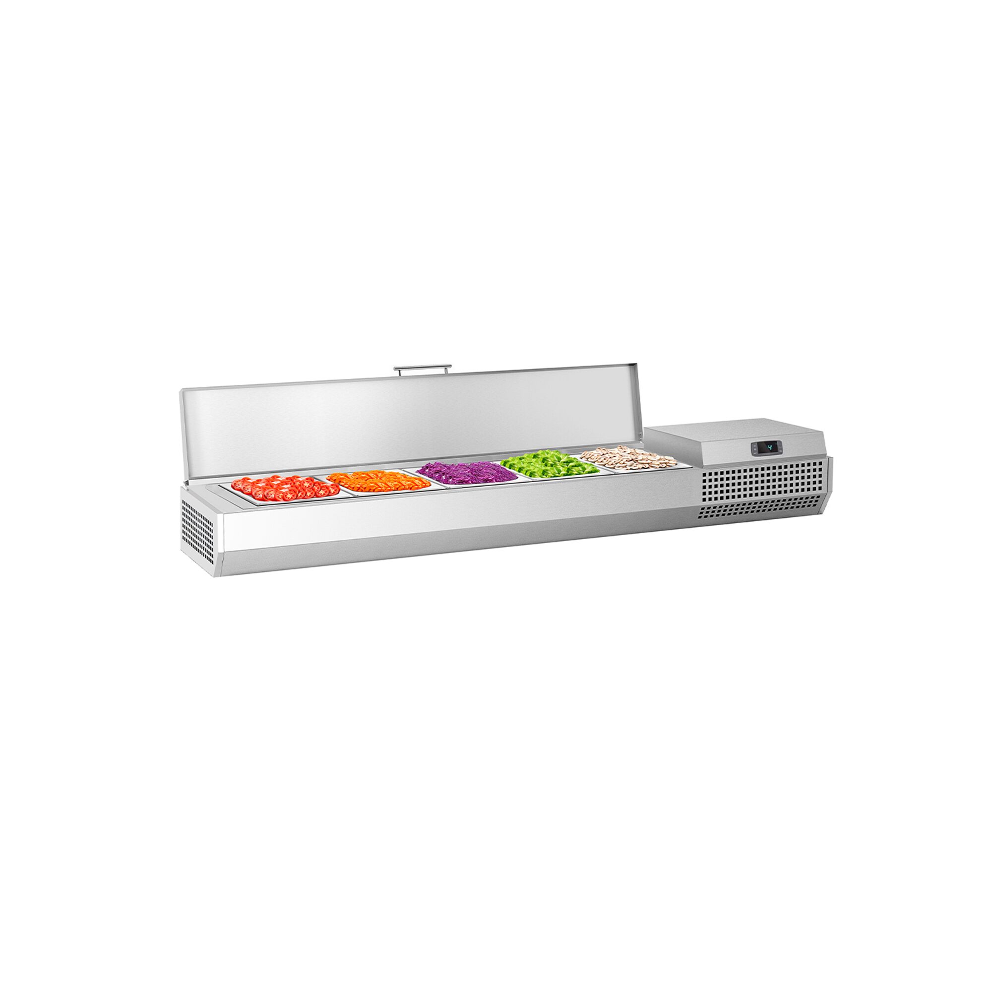 GN külmlett 1493 × 413 mm, 5 × GN 1/3