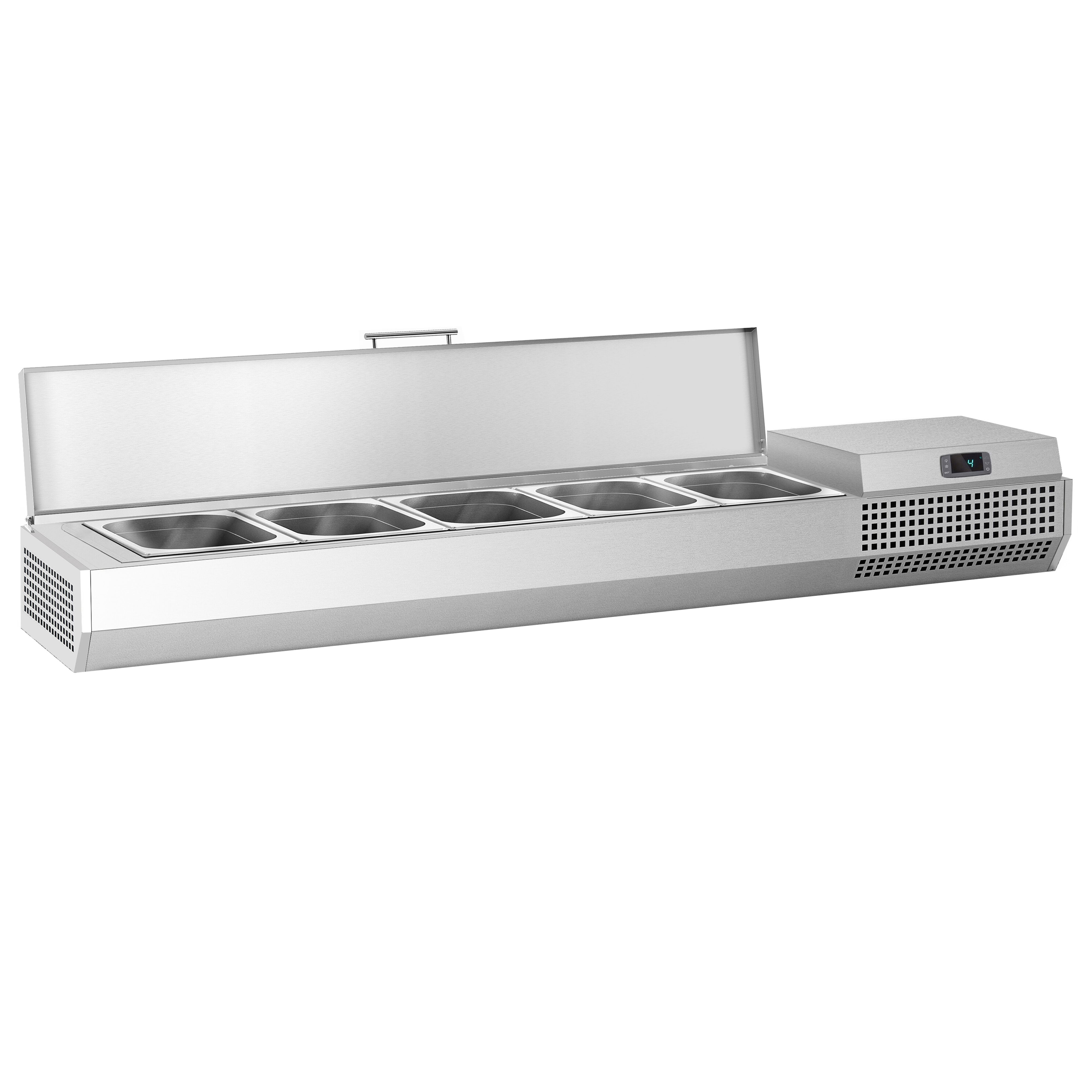 GN külmlett 1493 × 413 mm, 5 × GN 1/3