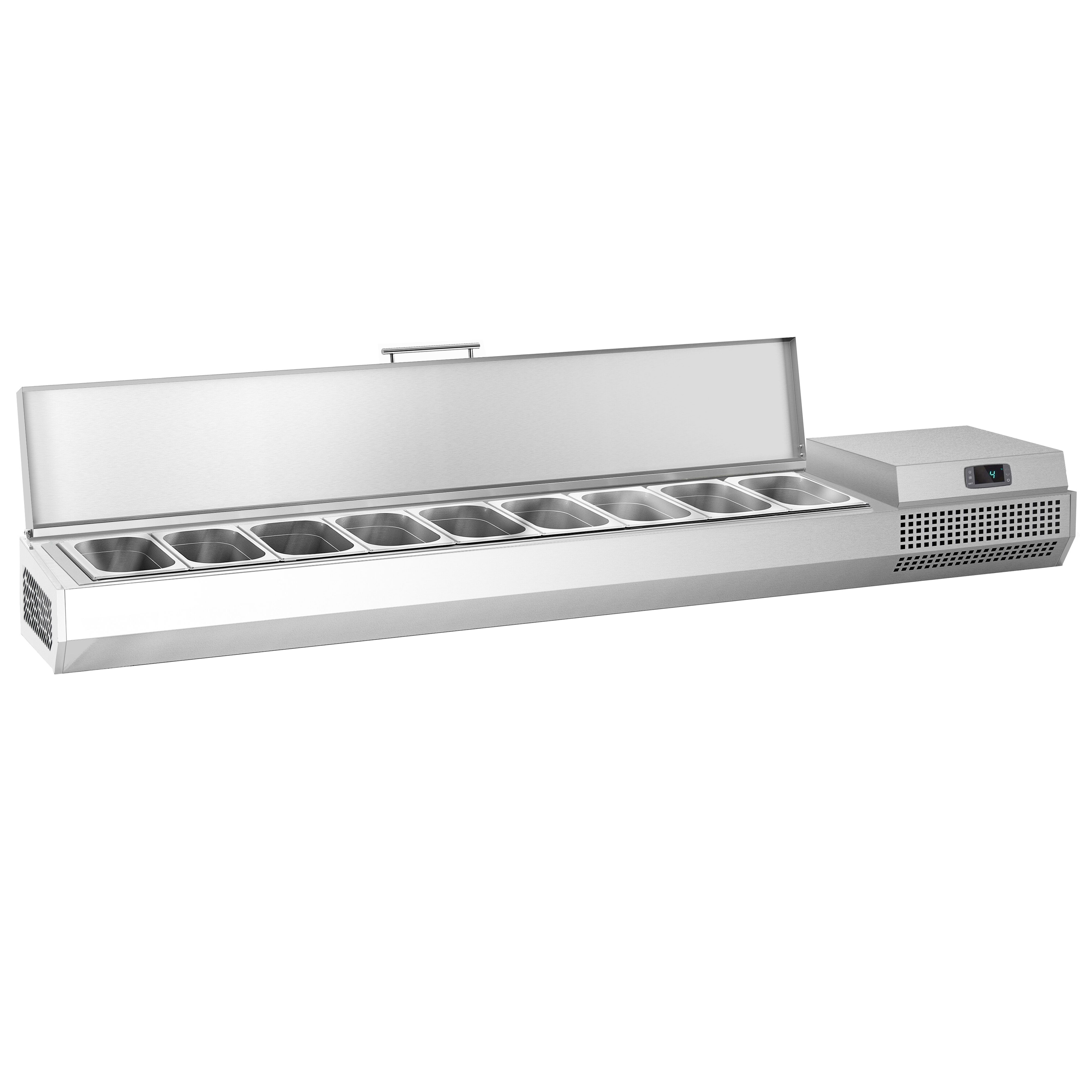 GN külmlett 1976 × 353 mm, 9 × GN 1/4