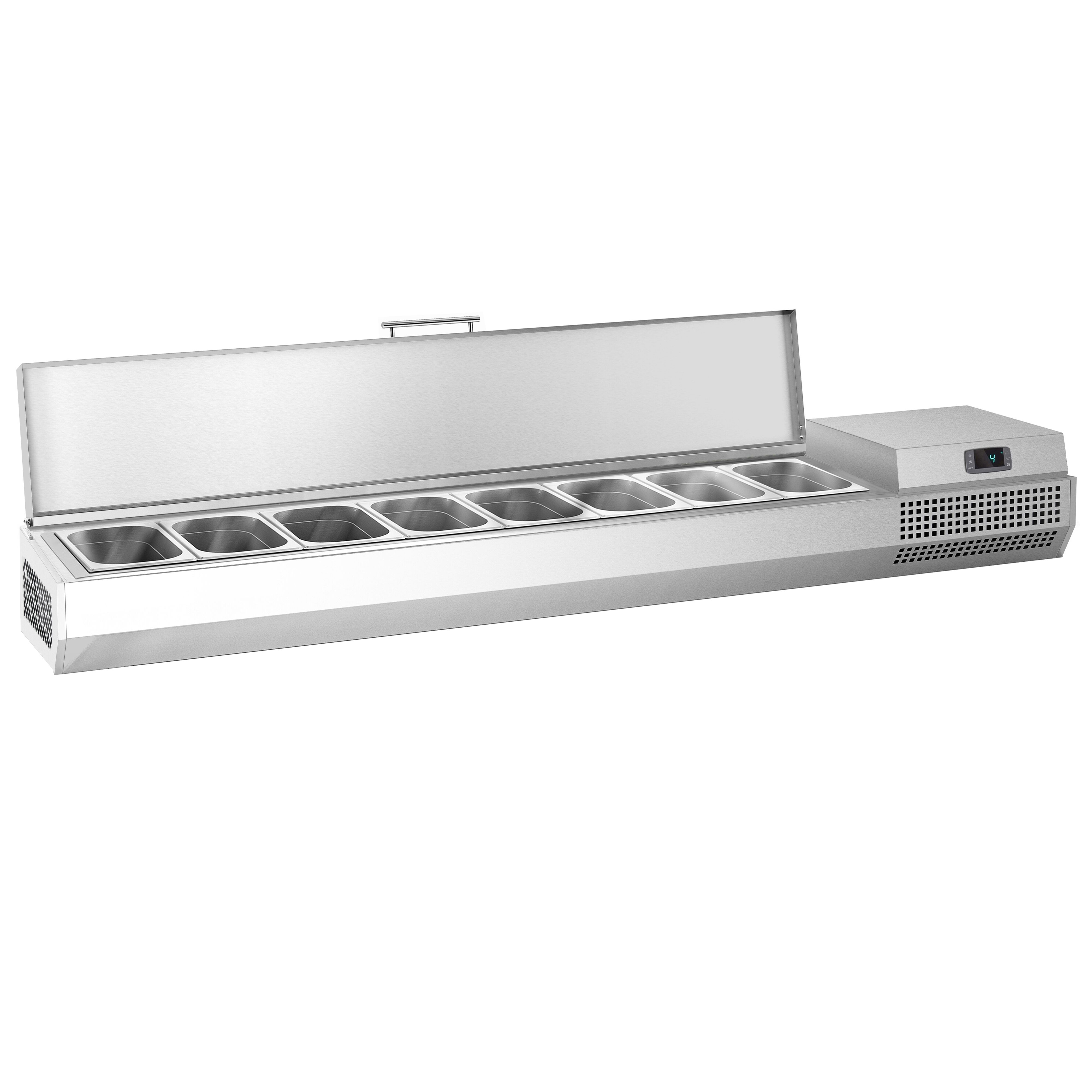 GN külmlett 1976 × 260 mm, 8 × GN 1/3