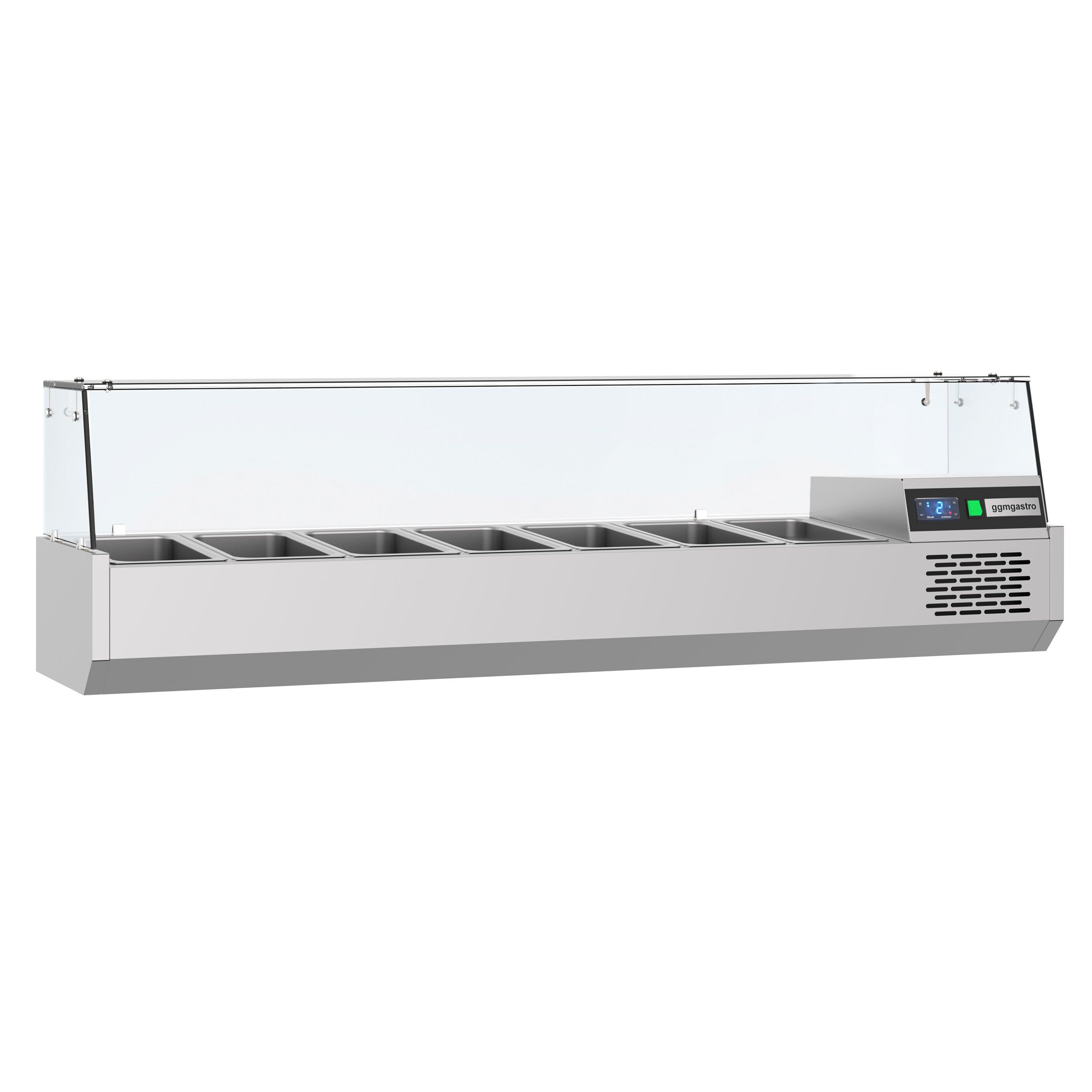 GN külmlett 1600 × 460 mm, 6 × GN 1/3