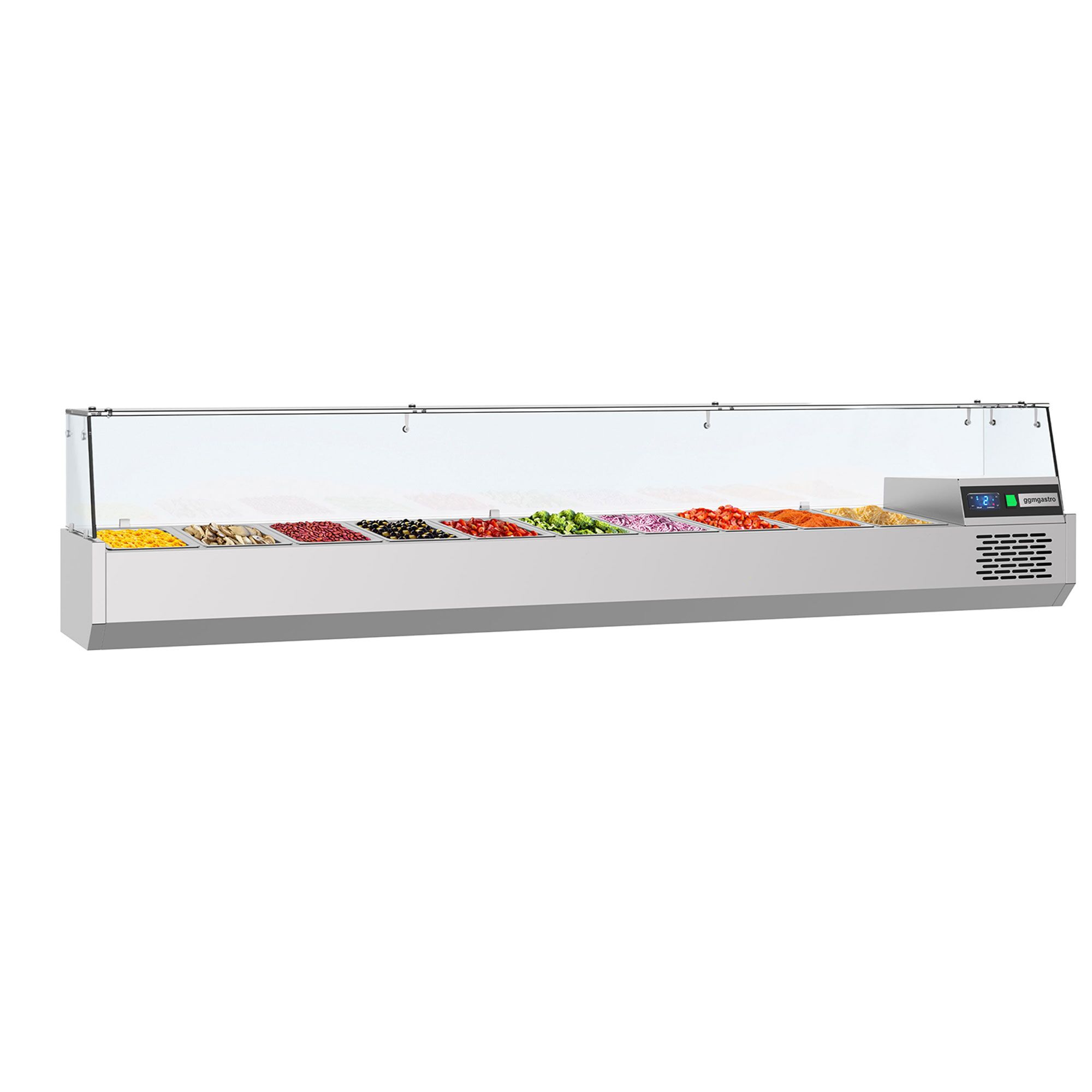 GN külmlett 2150 × 460 mm, 10 × GN 1/3