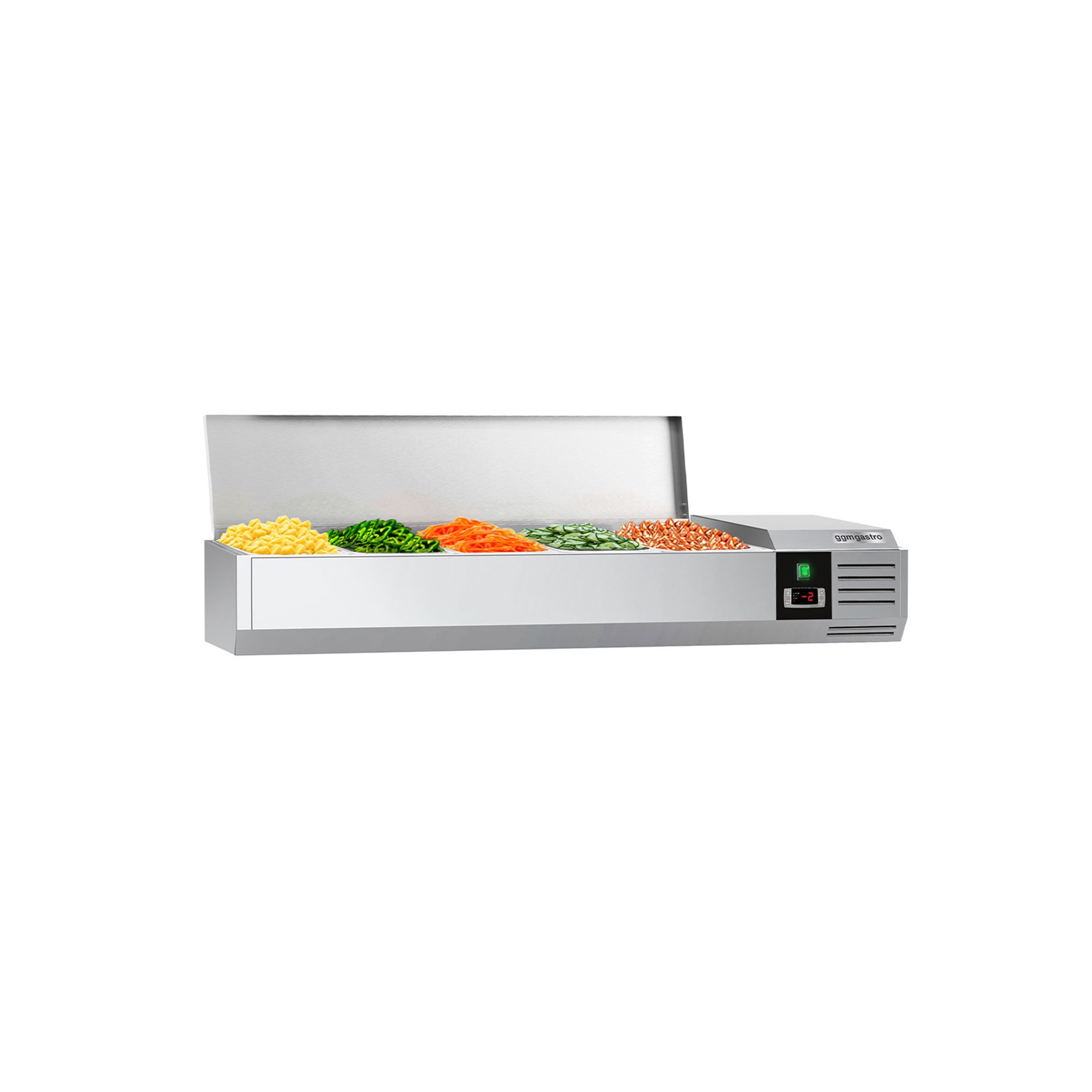 GN külmlett 1200 × 335 mm, 5 × GN 1/4