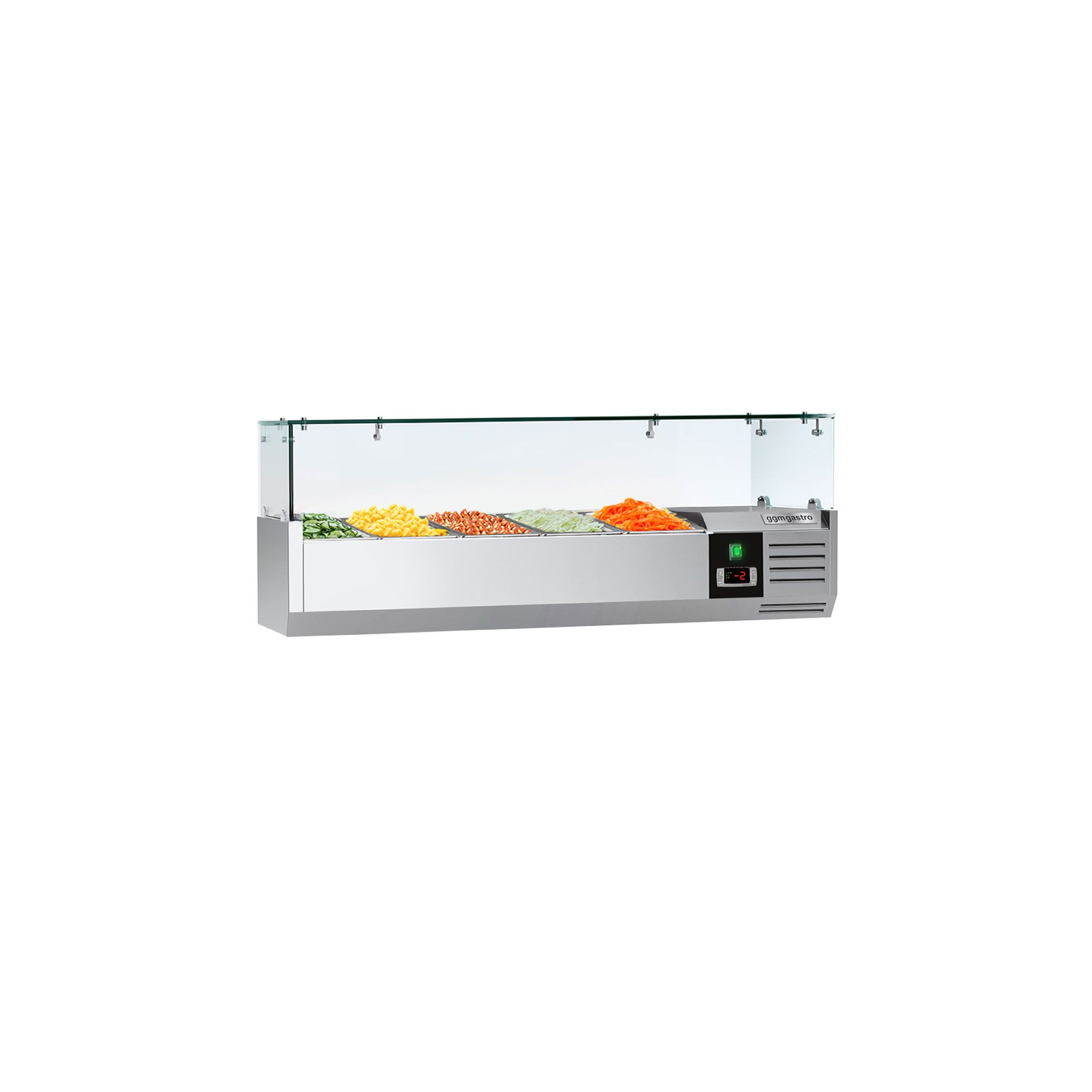 GN külmlett 1200 × 335 mm, 5 × GN 1/4