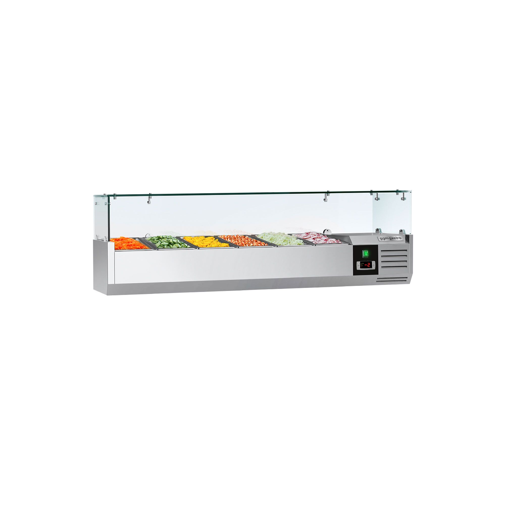 GN külmlett 1400 × 335 mm, 6 × GN 1/4