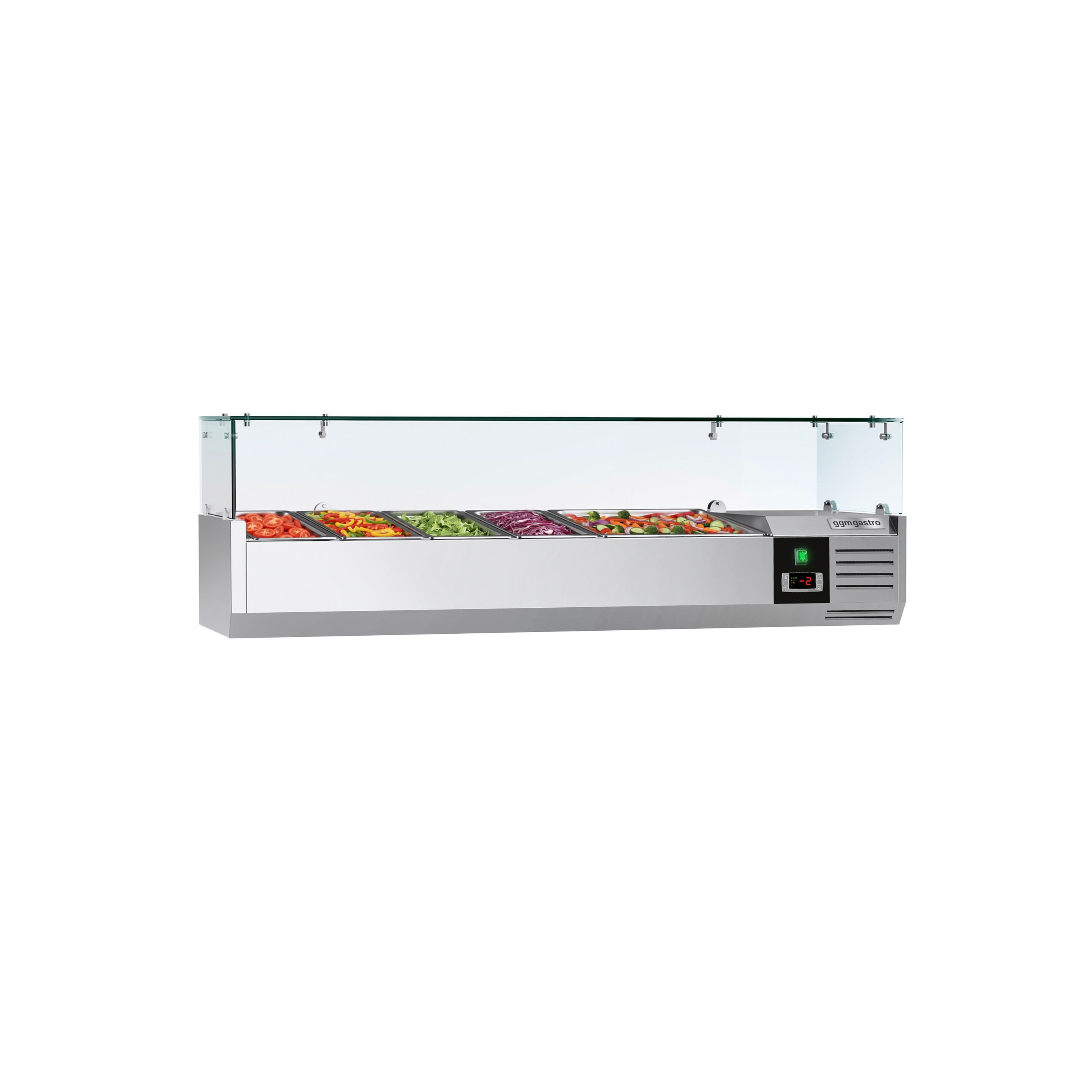 GN külmlett 1400 × 395 mm, 6 × GN 1/3