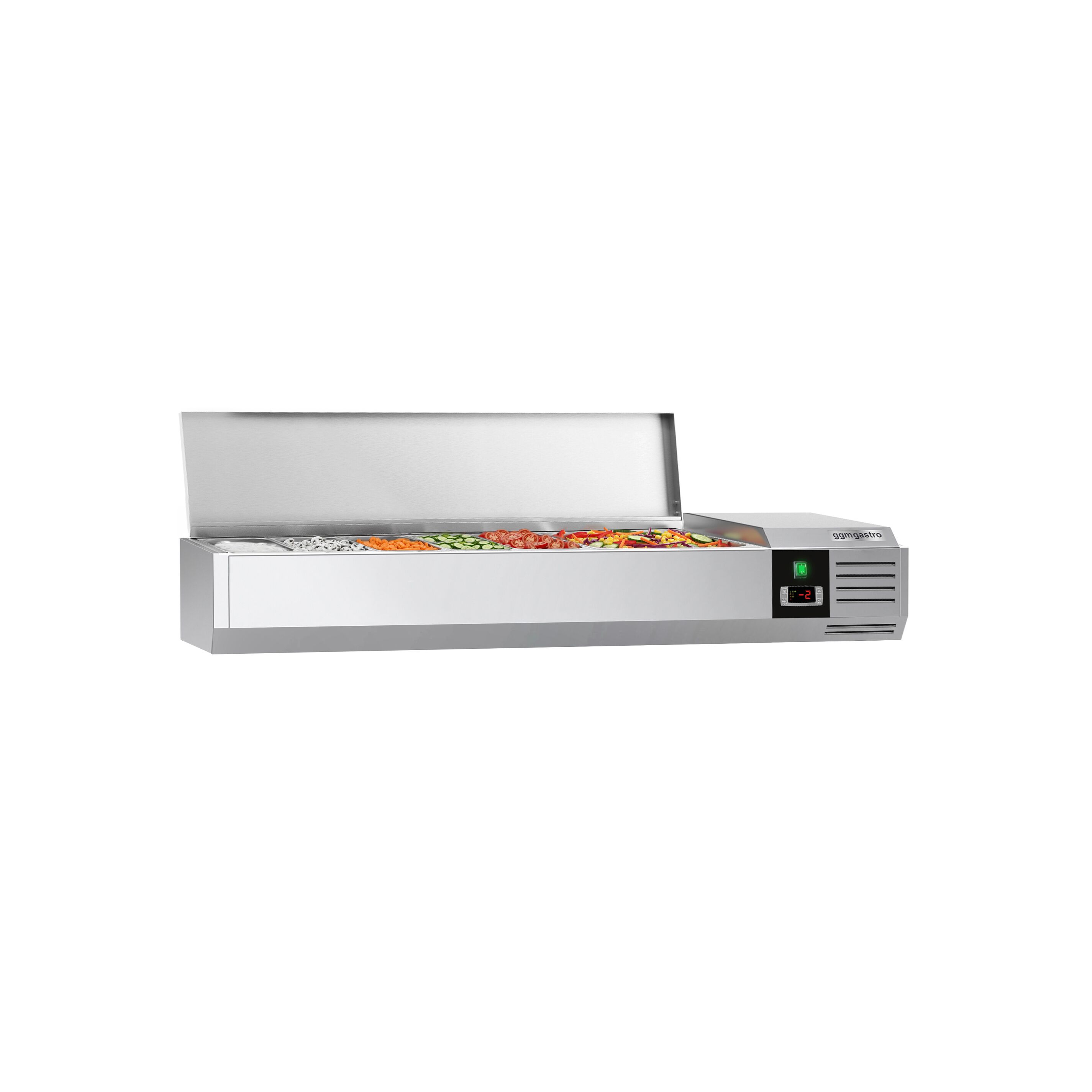 GN külmlett 1500 × 395 mm, 6 × GN 1/3