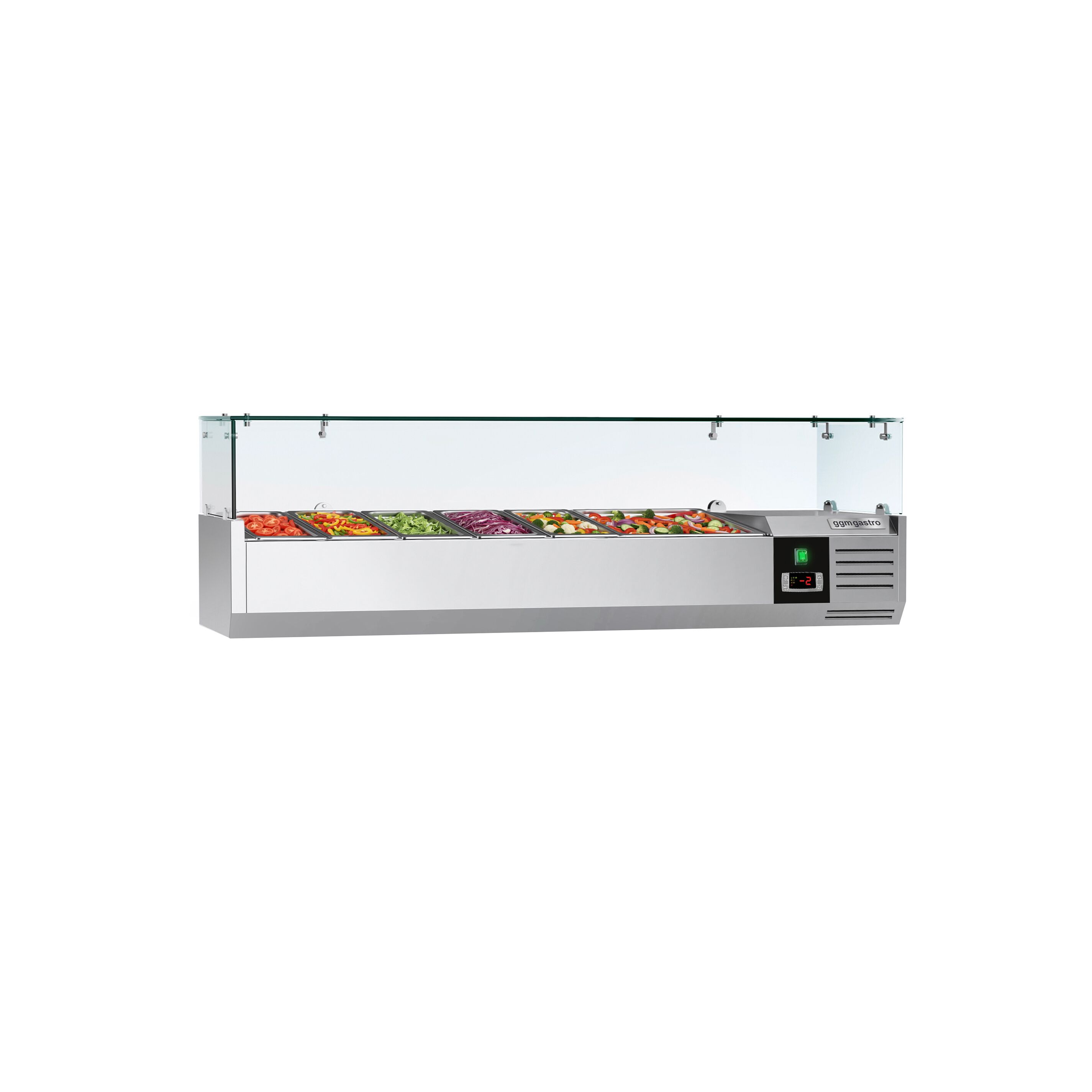 GN külmlett 1500 × 395 mm, 6 × GN 1/3