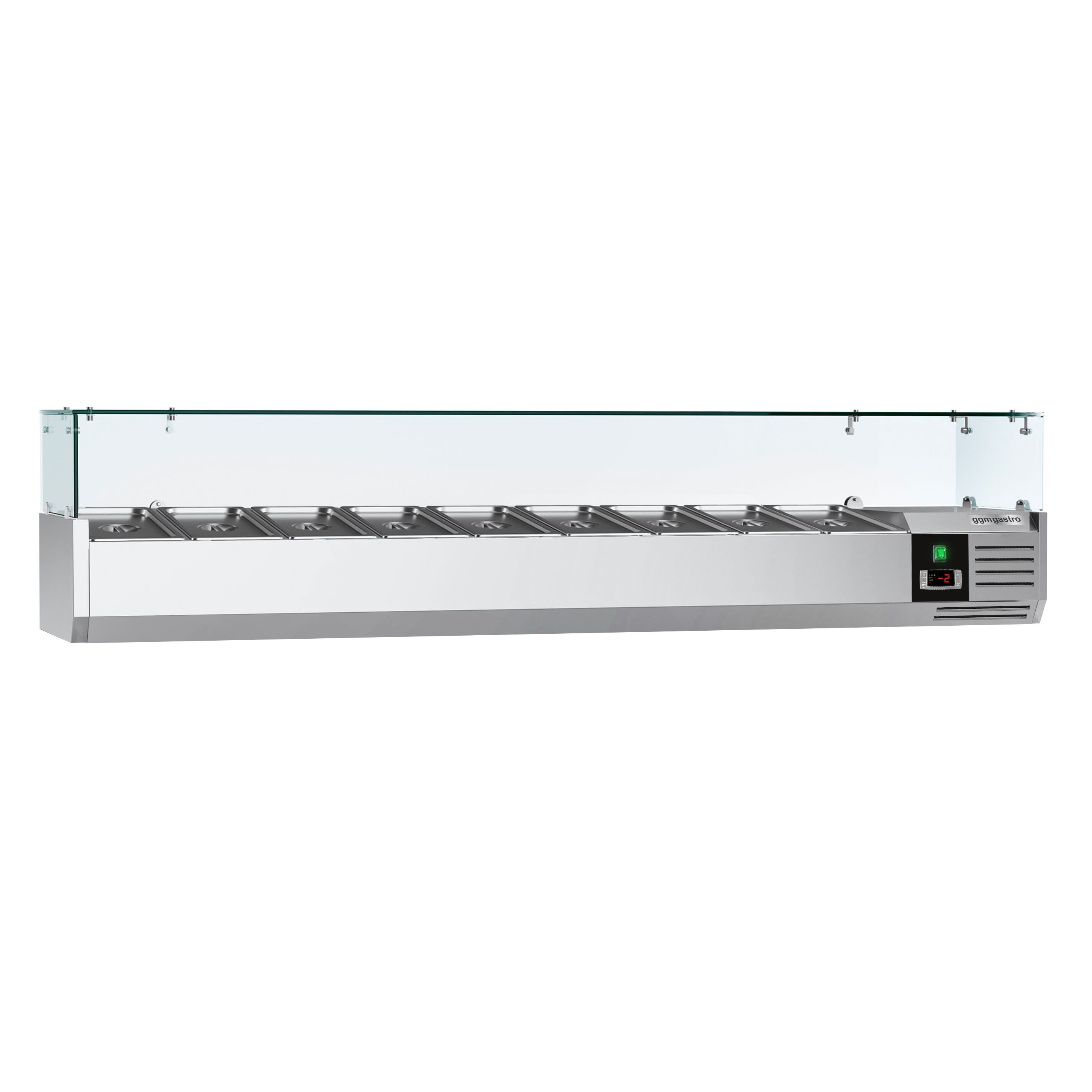 GN külmlett 1800 × 335 mm, 8 × GN 1/4