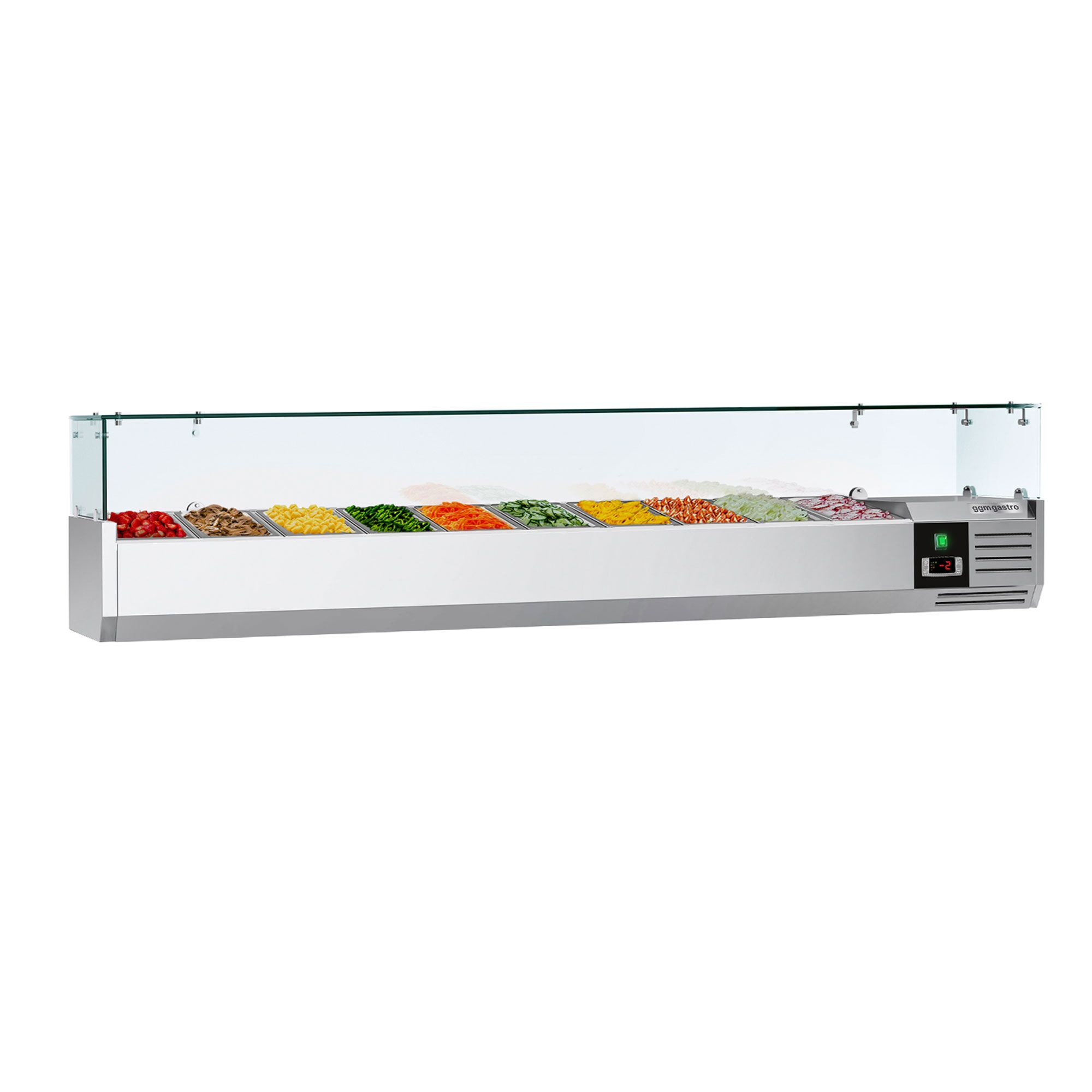 GN külmlett 2000 × 335 mm, 10 × GN 1/4
