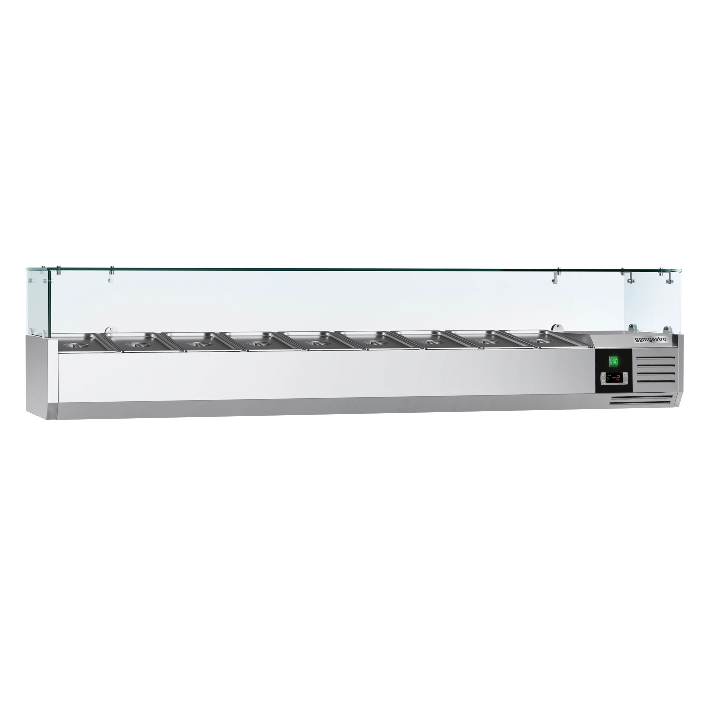 GN külmlett 2000 × 395 mm, 9 × GN 1/3