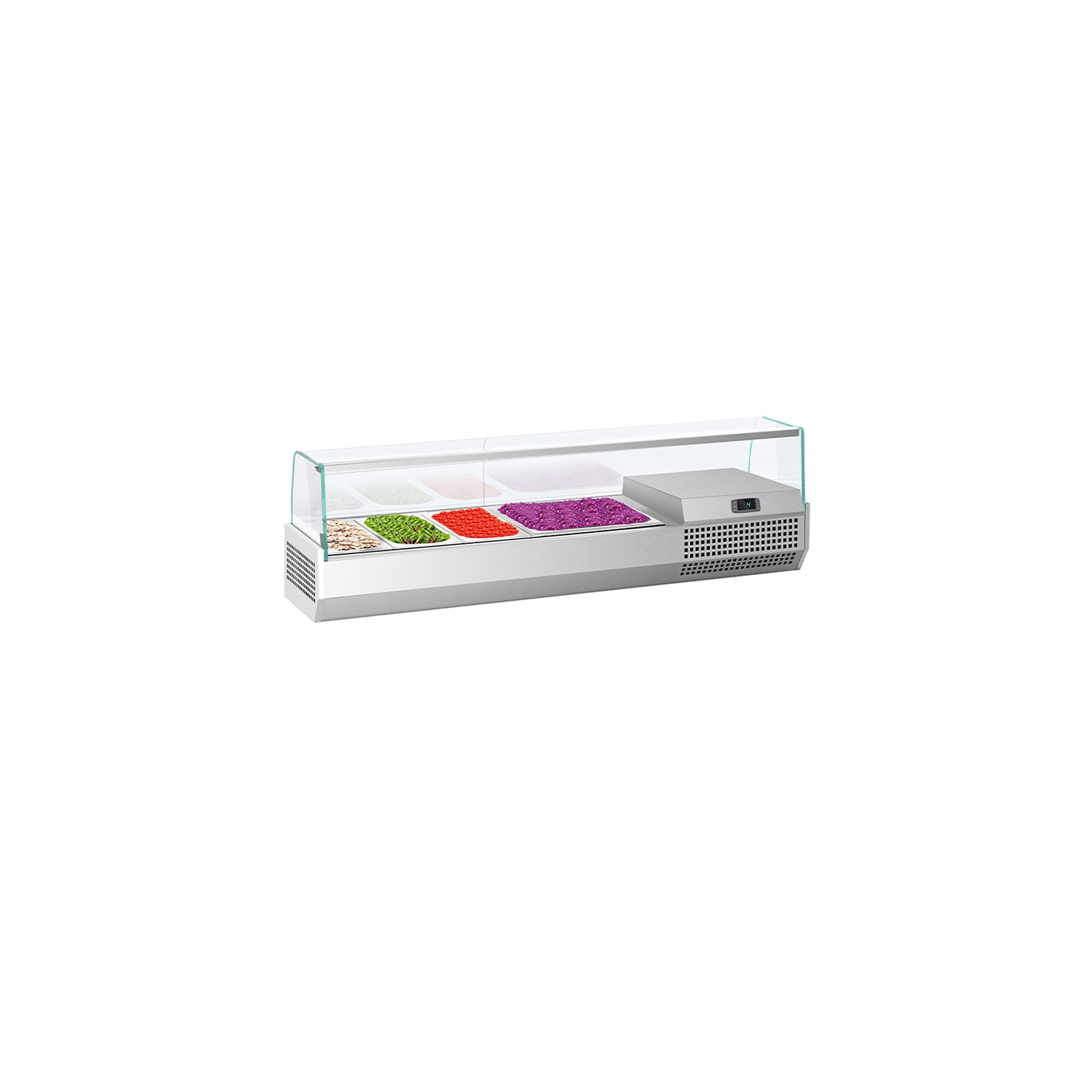 GN külmlett 1328 × 450 mm, 5 × GN 1/4