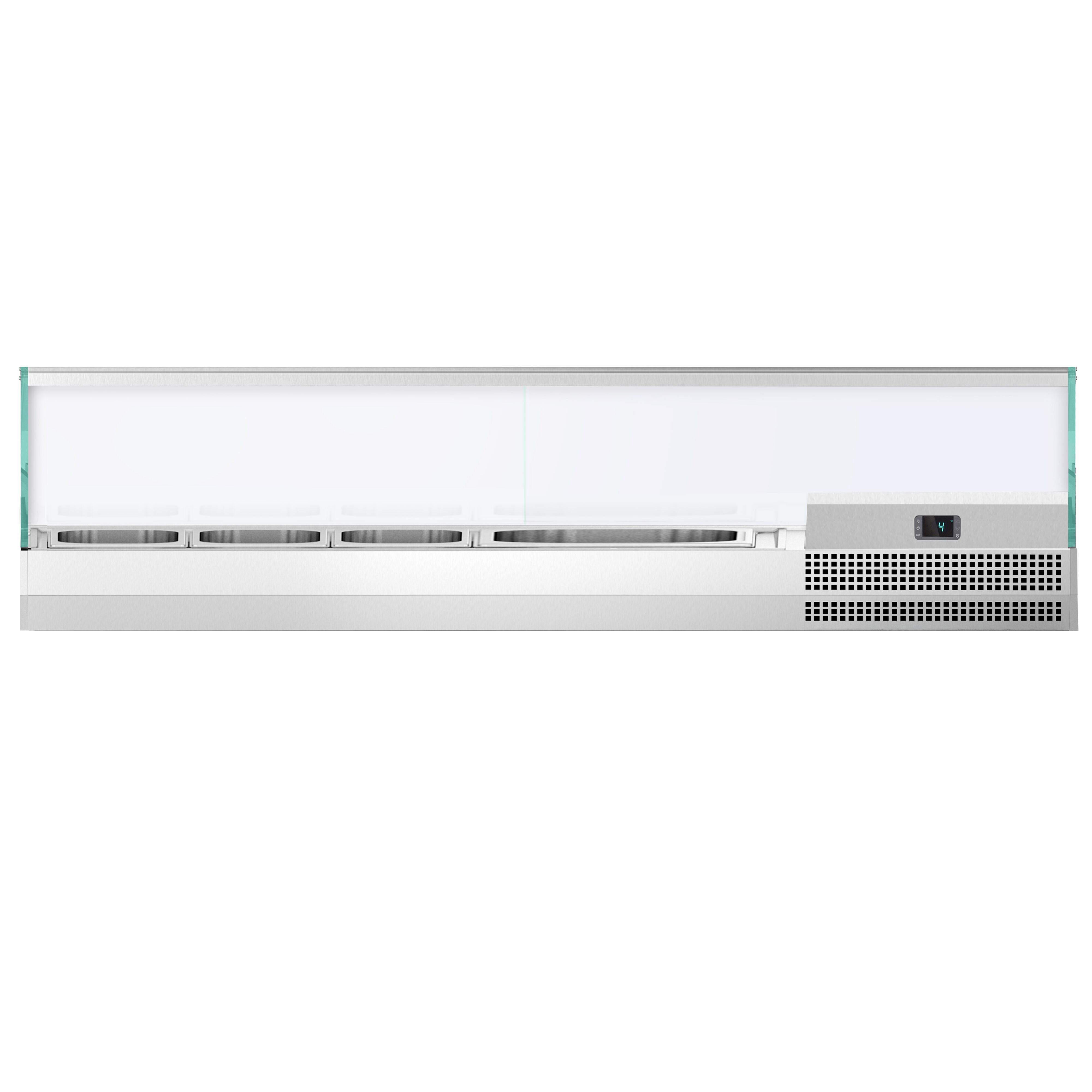 GN külmlett 1328 × 450 mm, 5 × GN 1/4