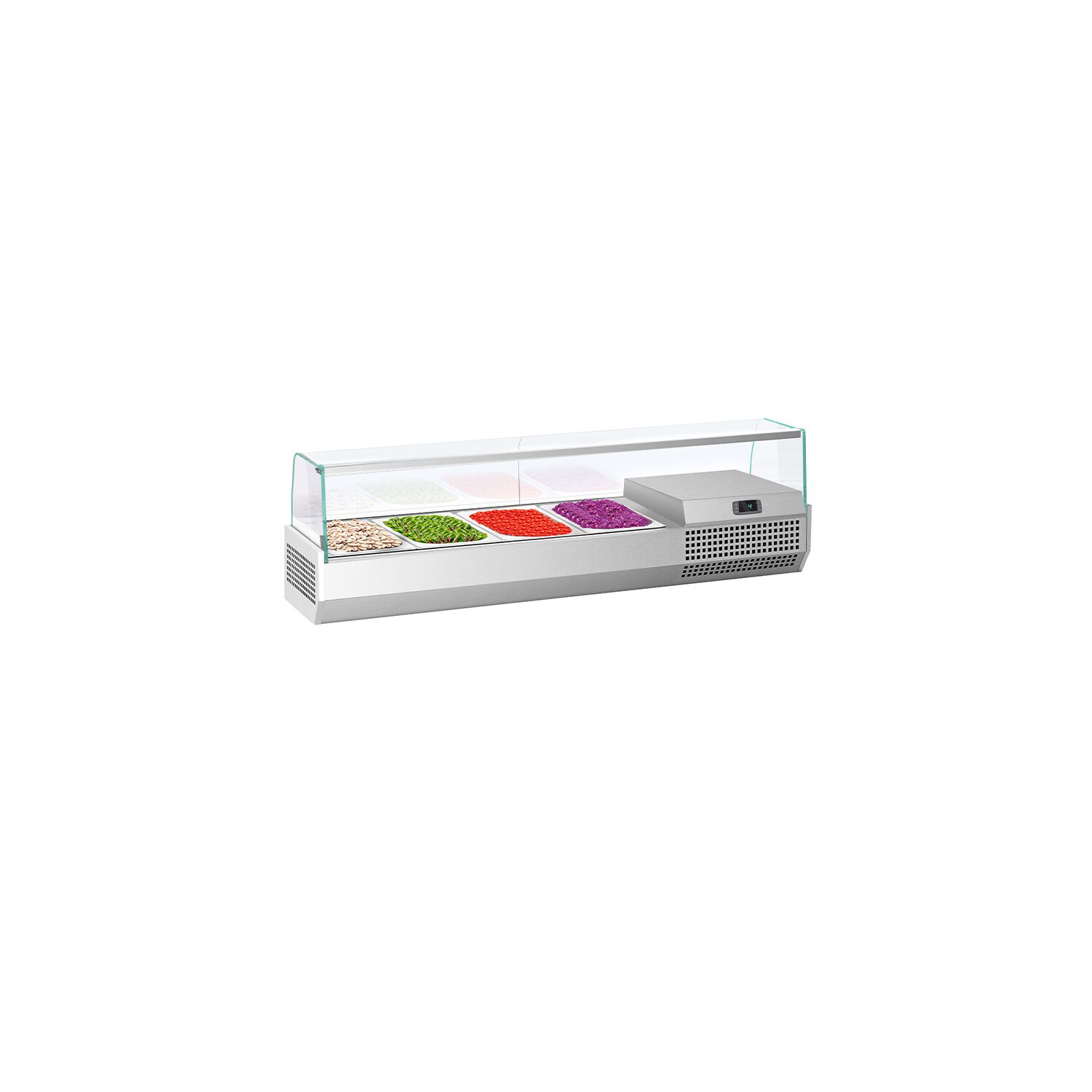 GN külmlett 1328 × 413 mm, 4 × GN 1/3