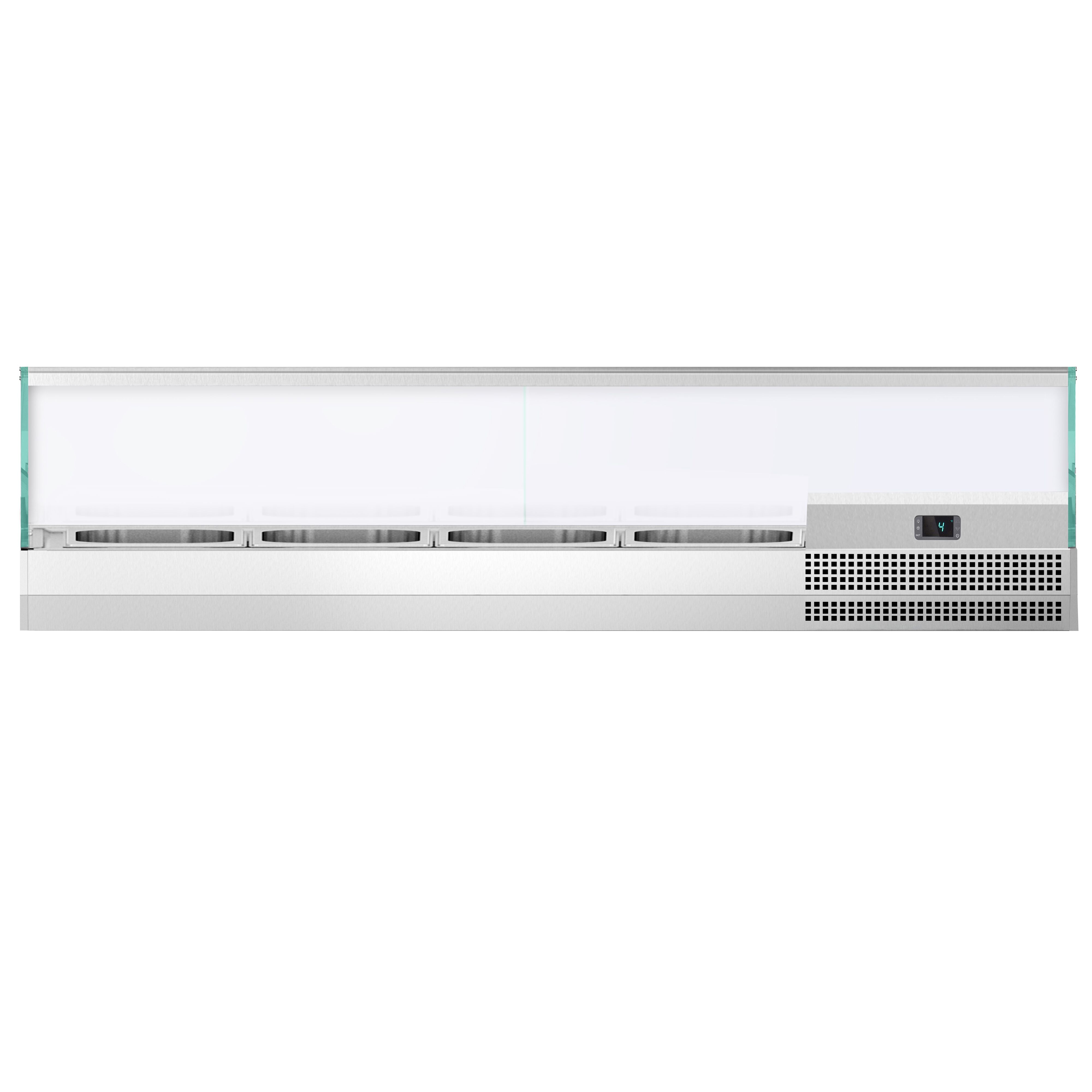 GN külmlett 1328 × 413 mm, 4 × GN 1/3