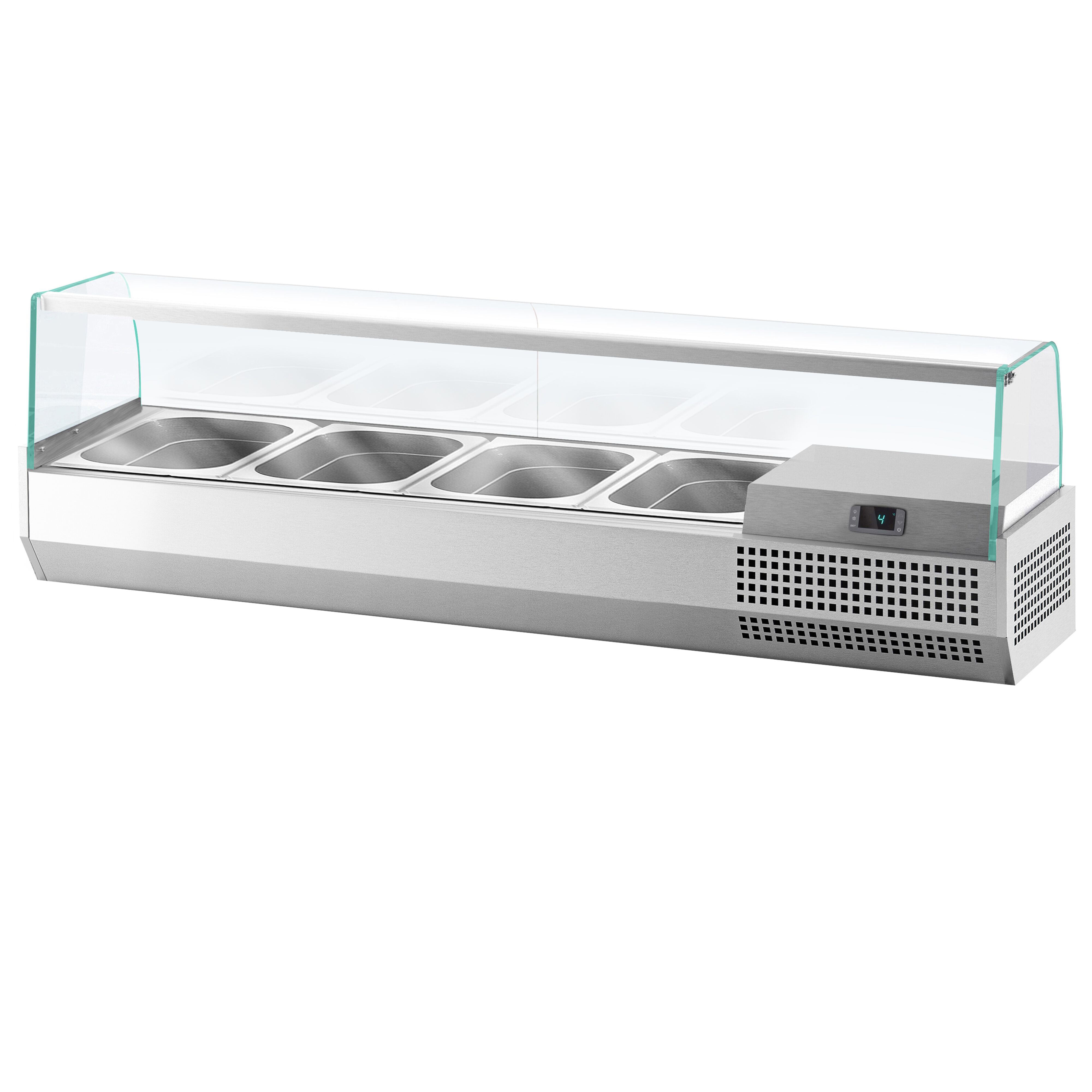 GN külmlett 1328 × 413 mm, 4 × GN 1/3