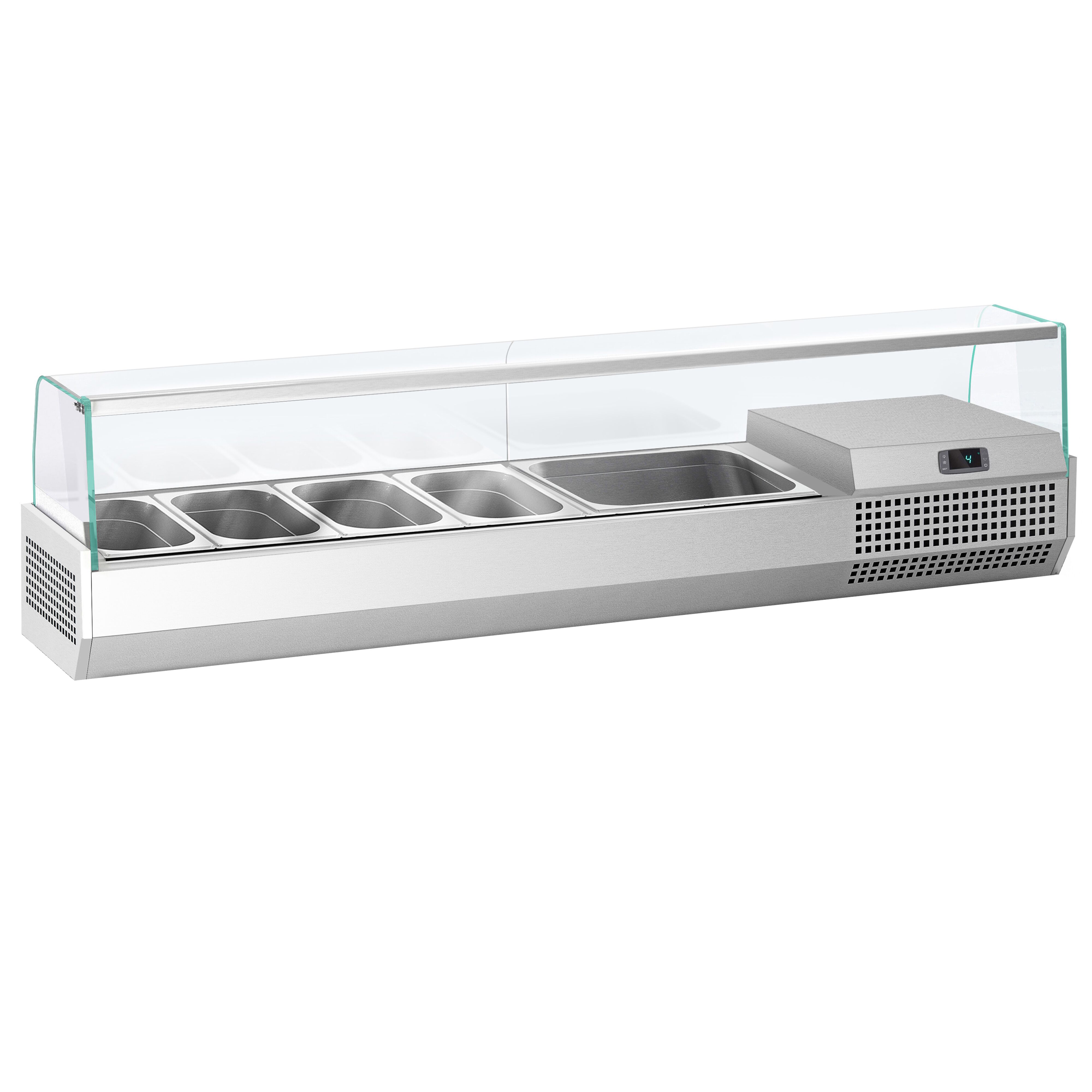 GN külmlett 1493 × 353 mm, 6 × GN 1/4
