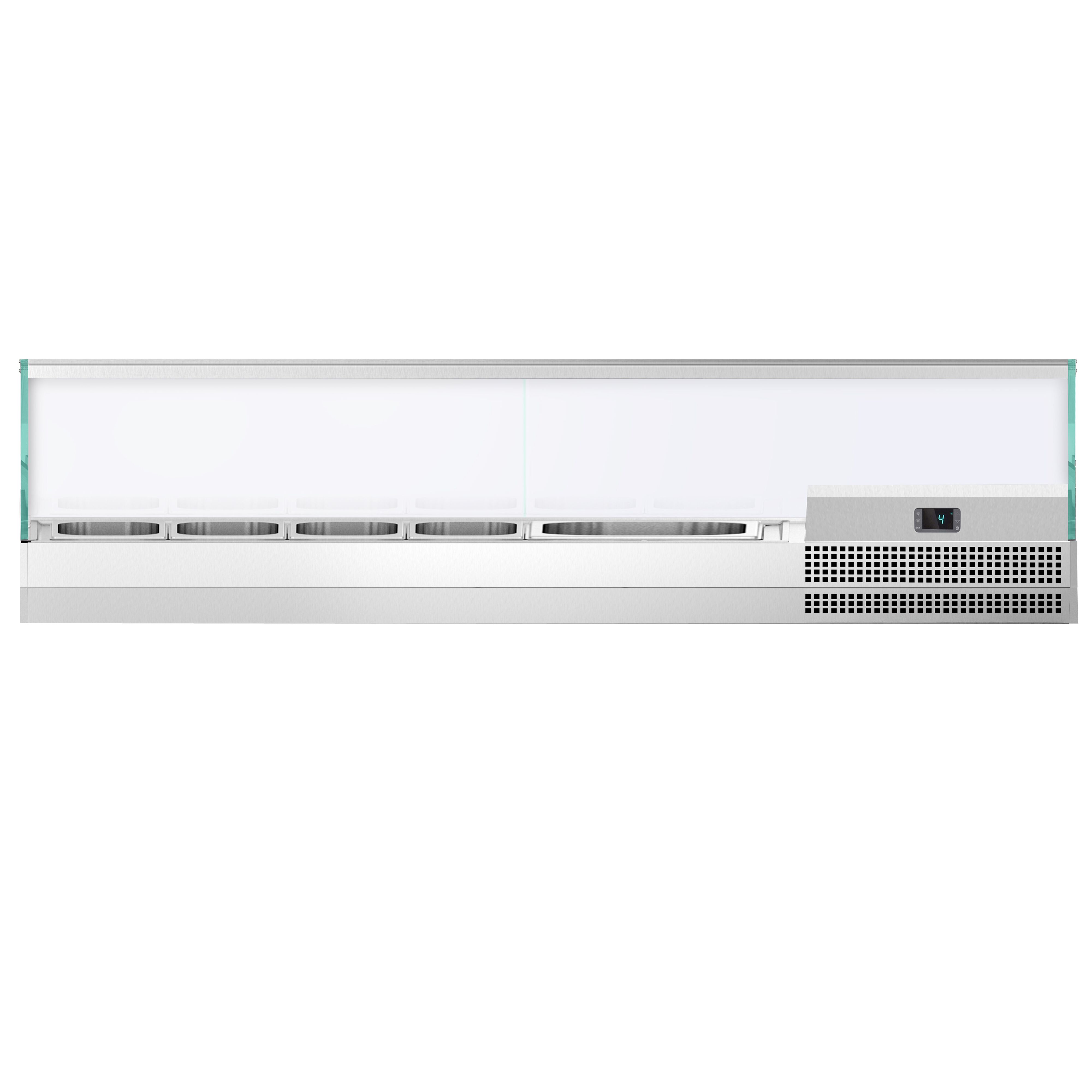 GN külmlett 1493 × 353 mm, 6 × GN 1/4