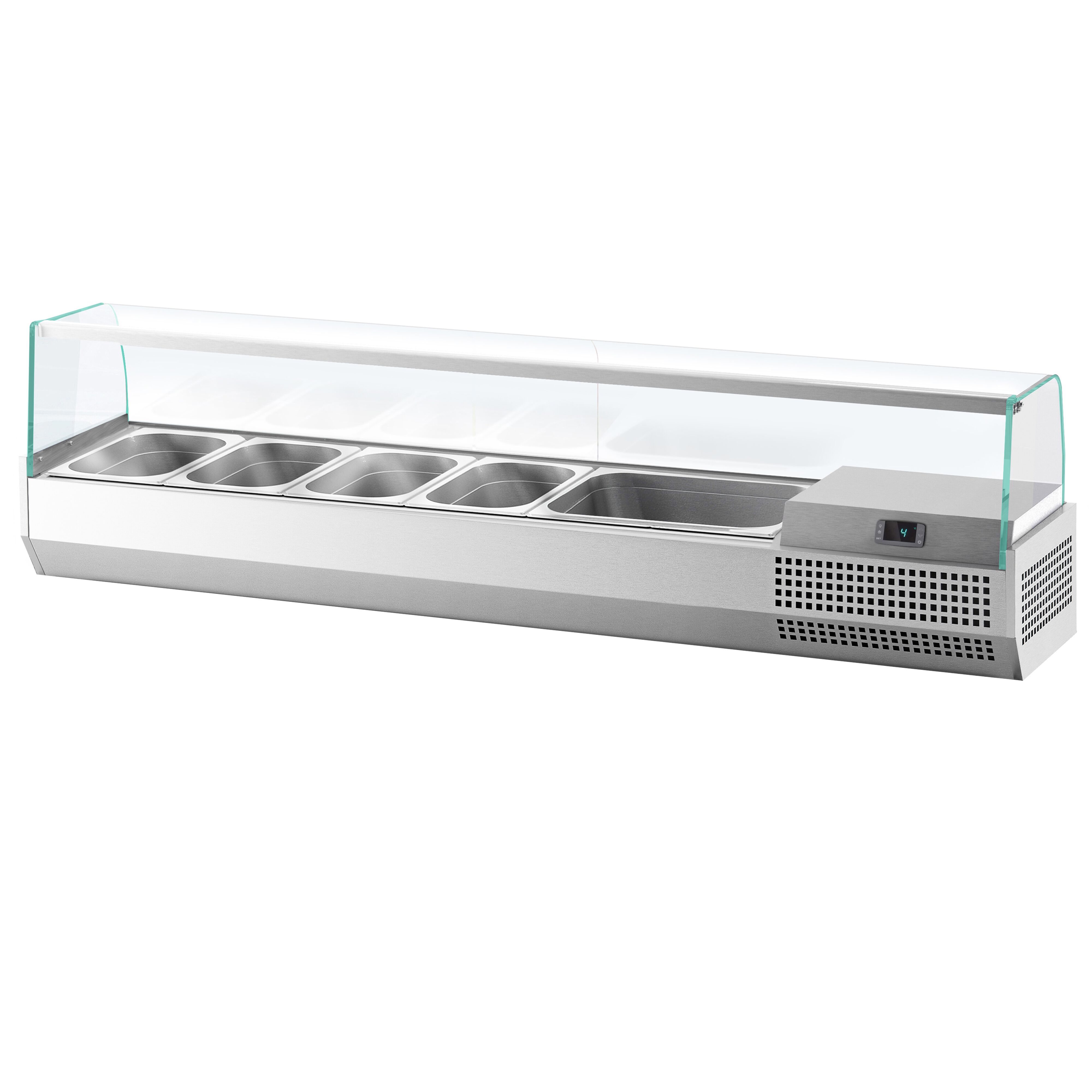 GN külmlett 1493 × 353 mm, 6 × GN 1/4