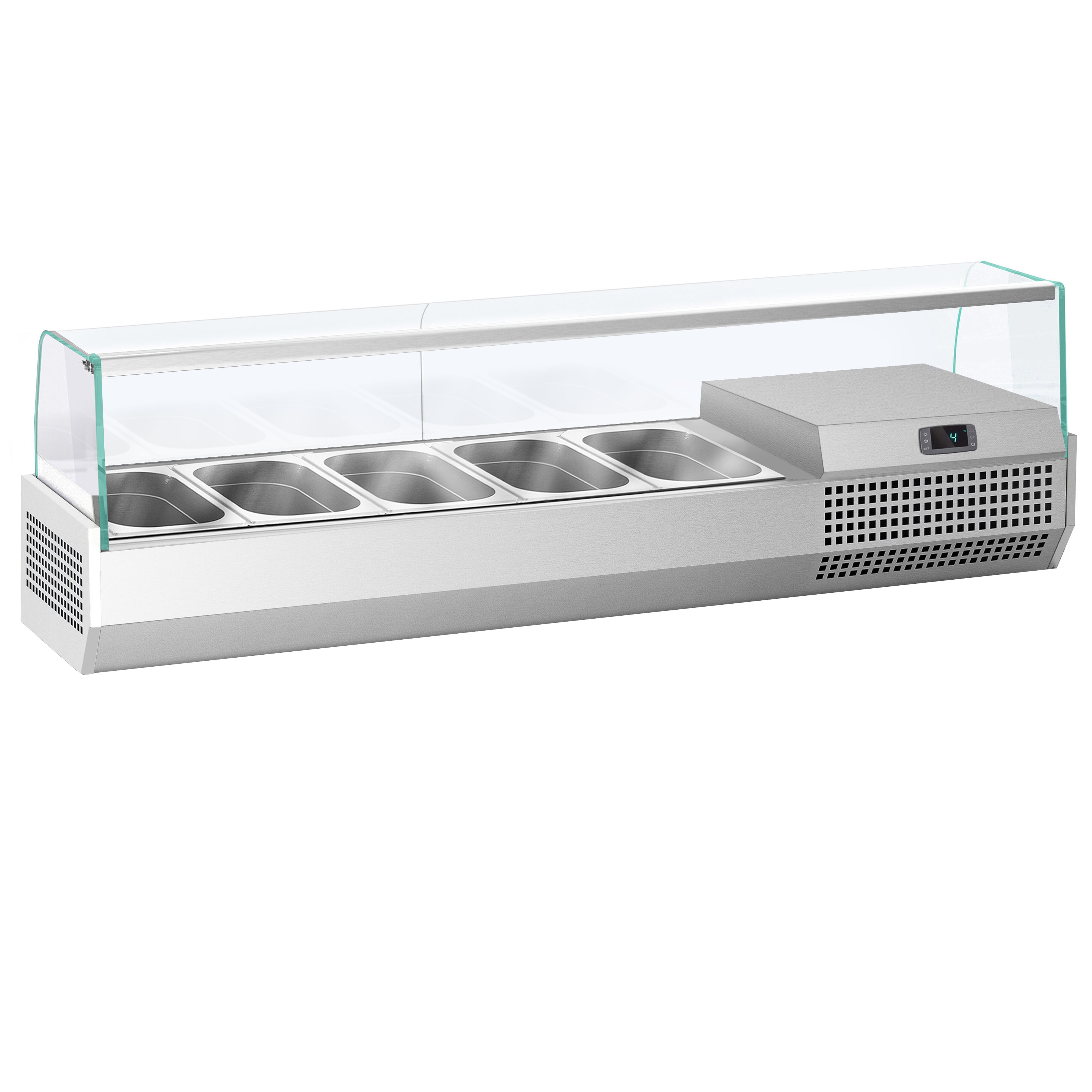 GN külmlett 1493 × 413 mm, 5 × GN 1/3