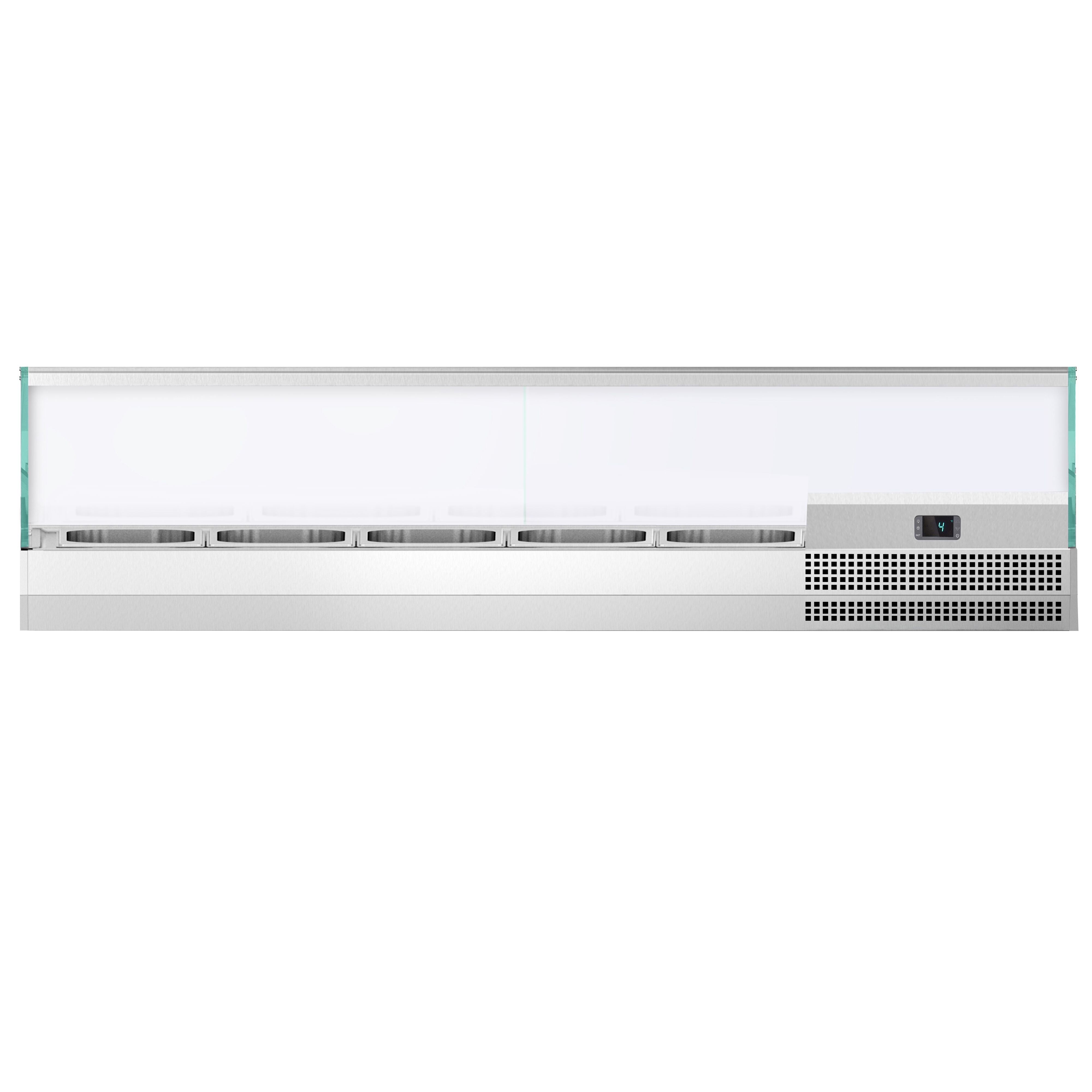 GN külmlett 1493 × 413 mm, 5 × GN 1/3
