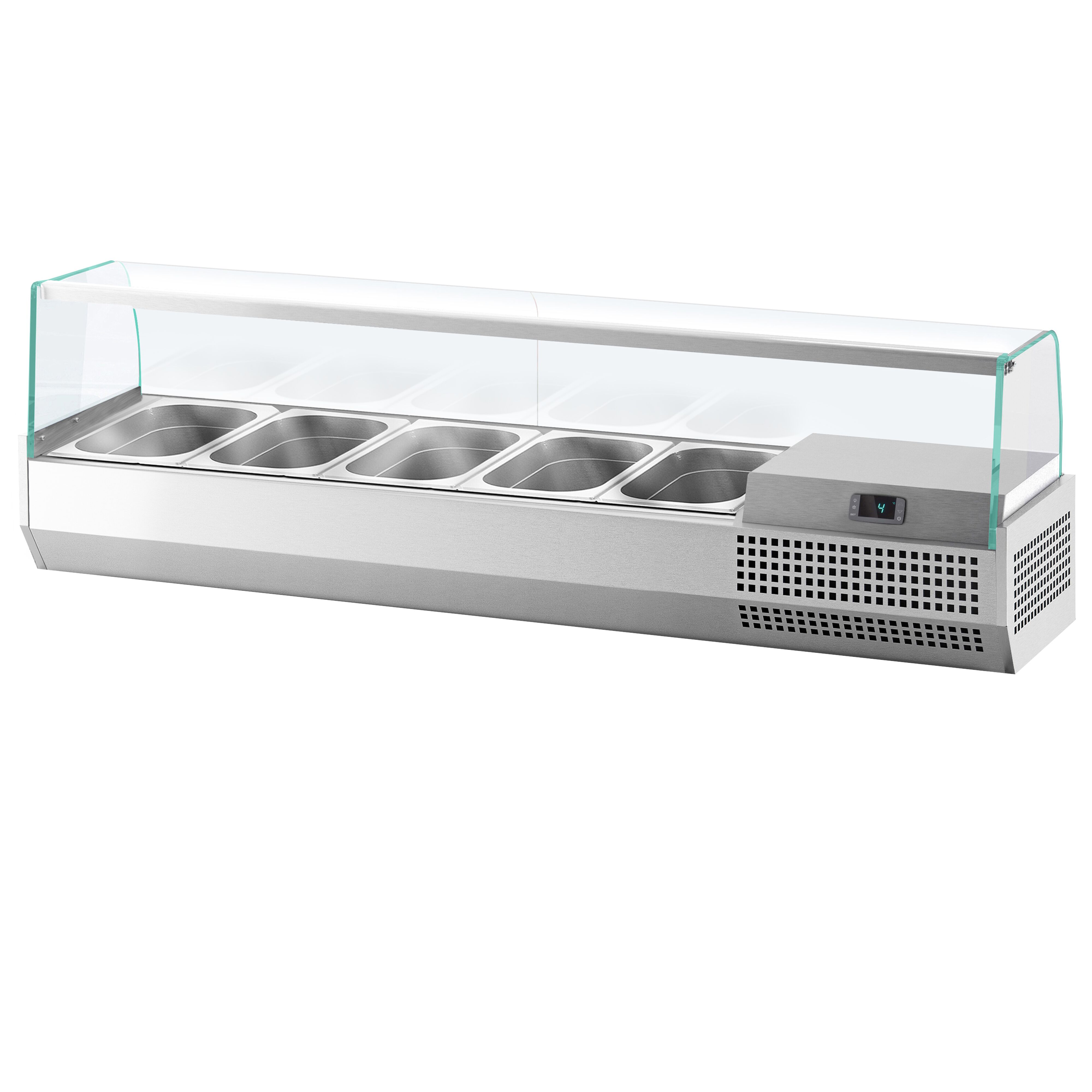 GN külmlett 1493 × 413 mm, 5 × GN 1/3