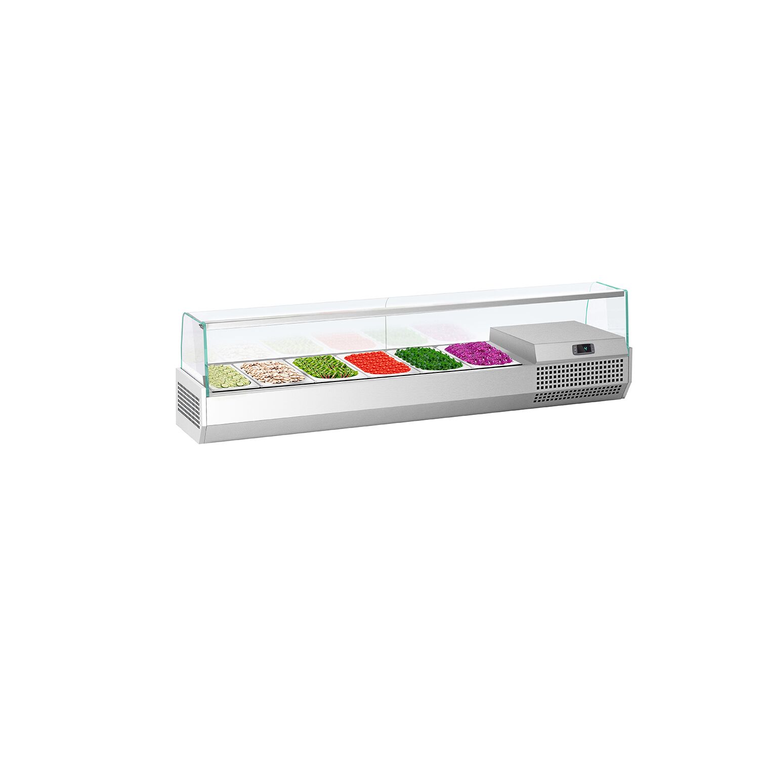 GN külmlett 1733 × 413 mm, 6 × GN 1/3