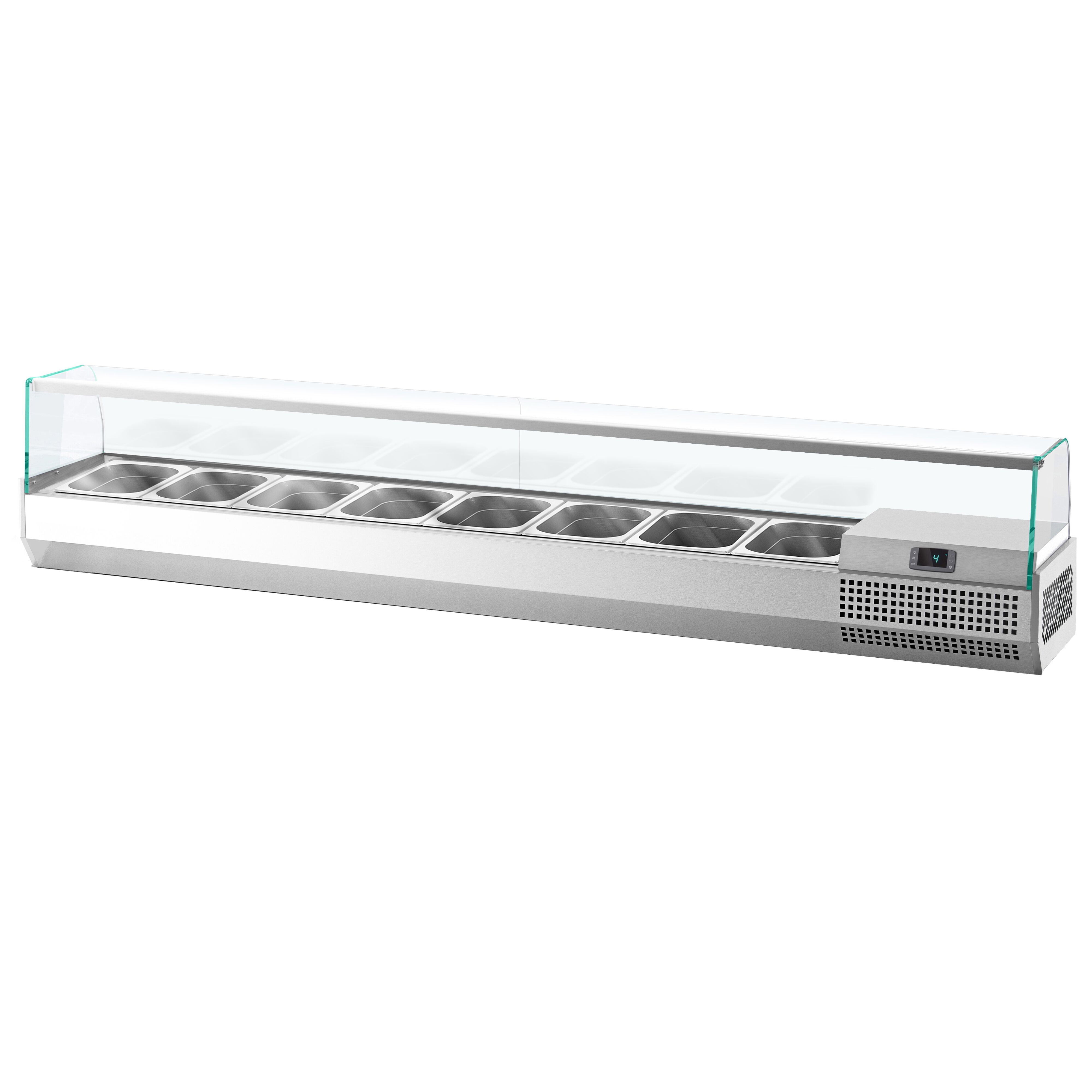 GN külmlett 1976 × 413 mm, 8 × GN 1/3