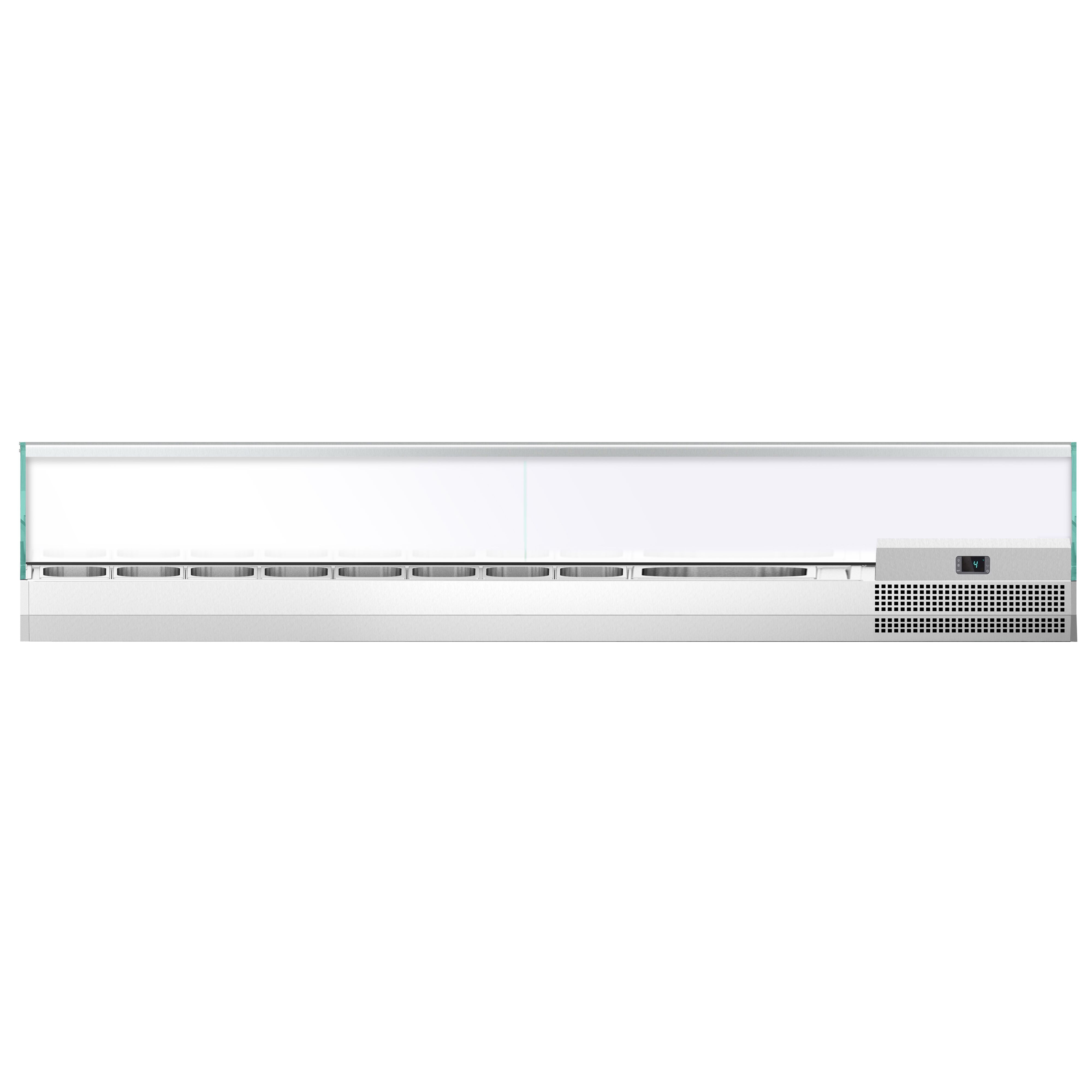 GN külmlett 2300 × 353 mm, 11 × GN 1/4