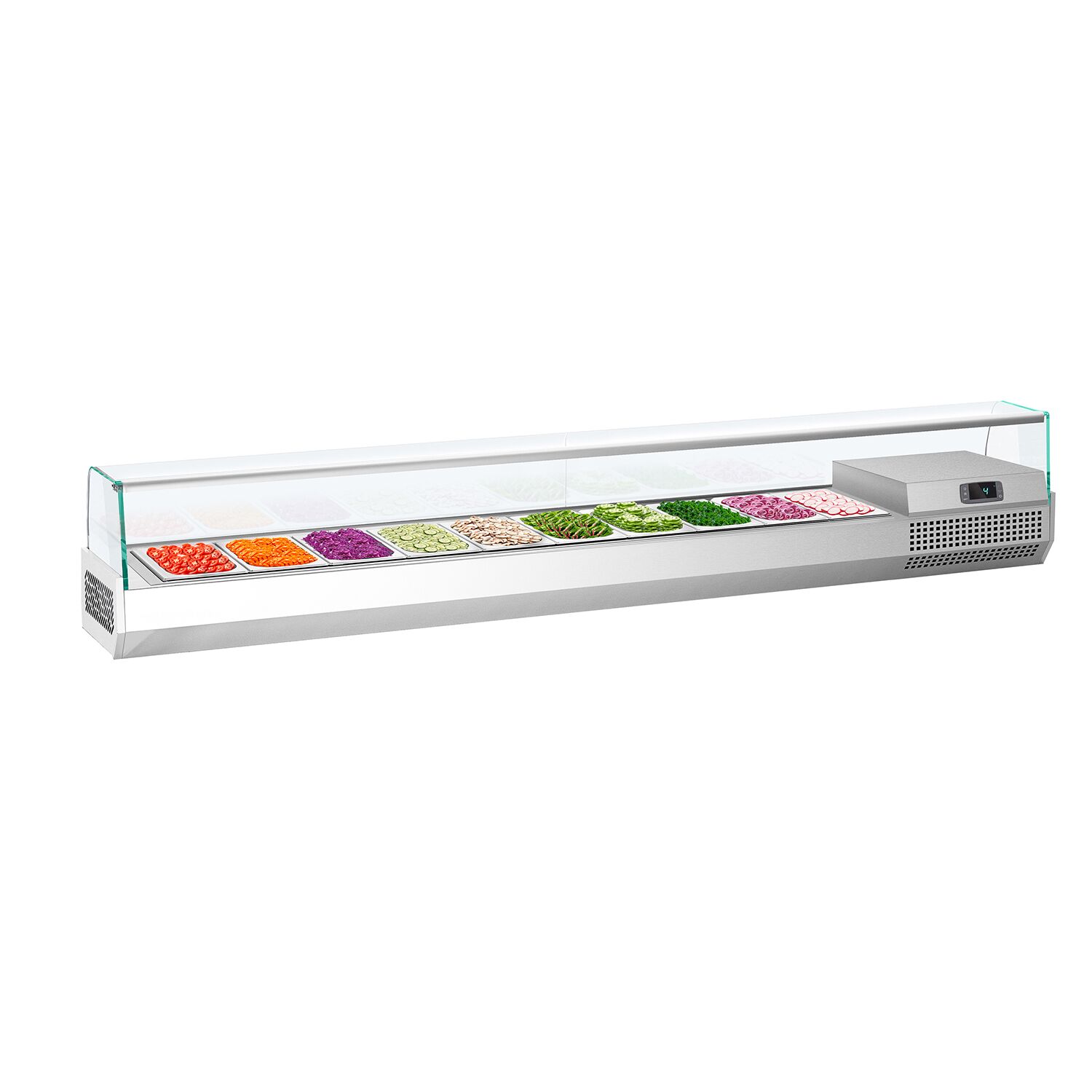 GN külmlett 2300 × 413 mm, 10 × GN 1/3