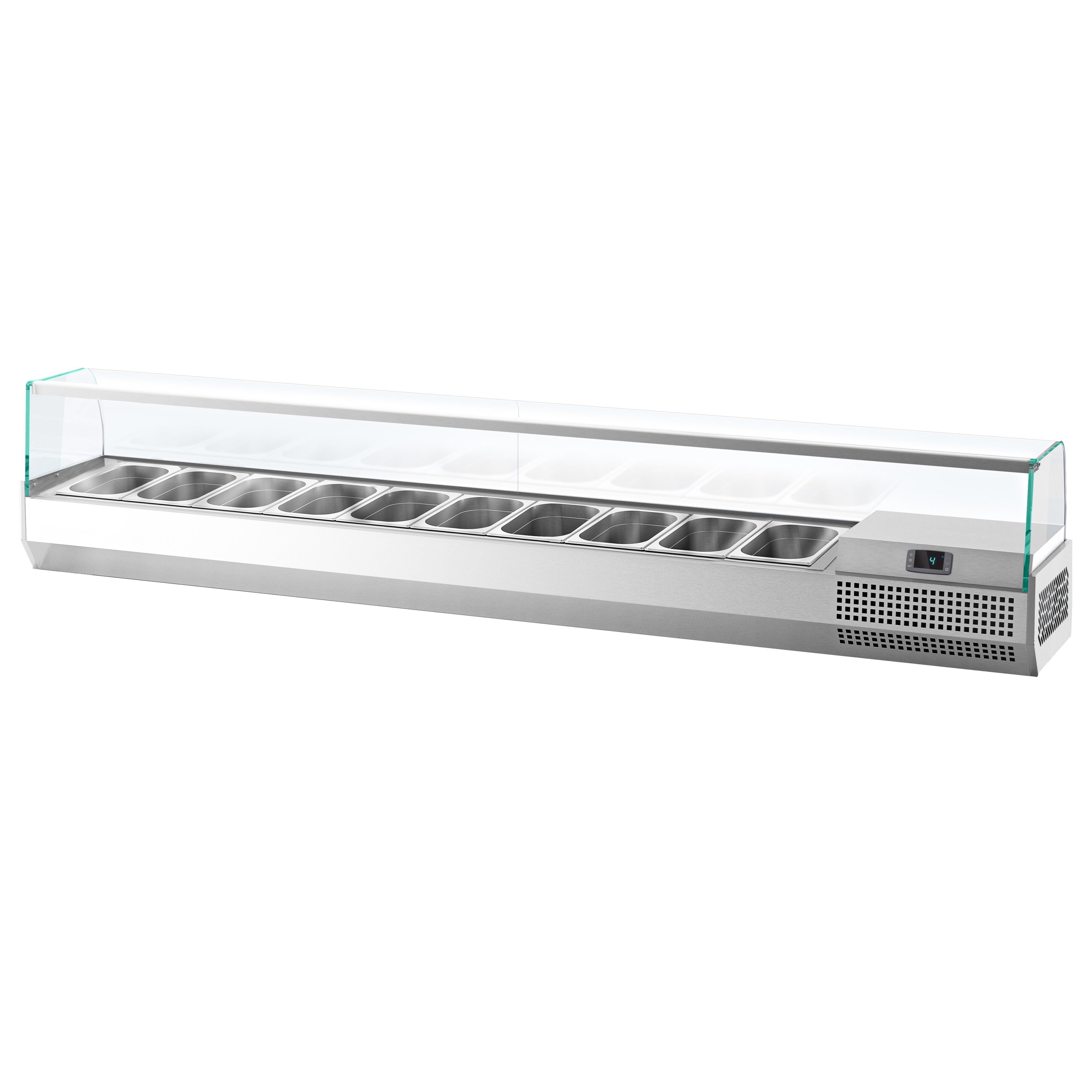 GN külmlett 2300 × 413 mm, 10 × GN 1/3