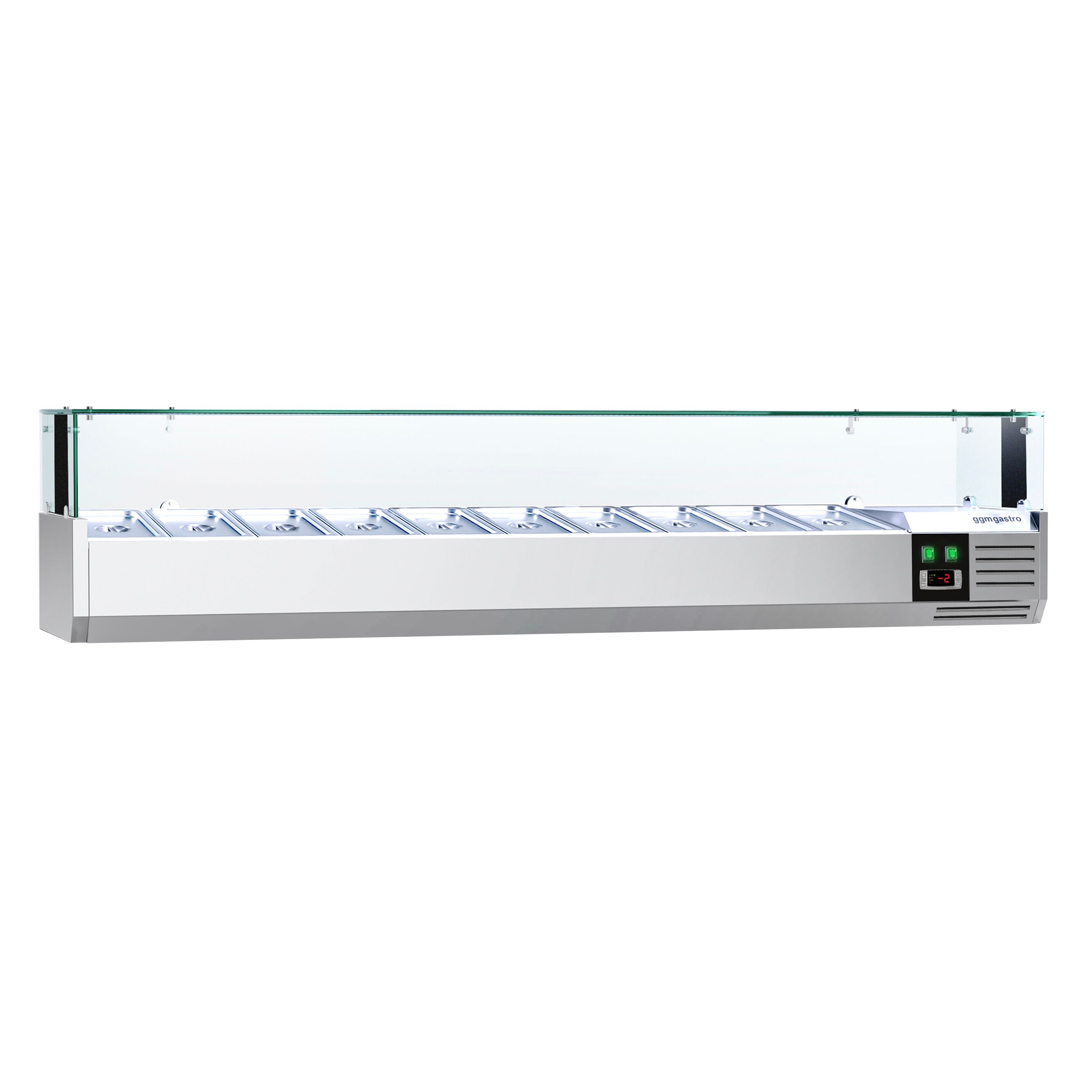 GN külmlett LED 2000 × 335 mm, 10 × GN 1/4