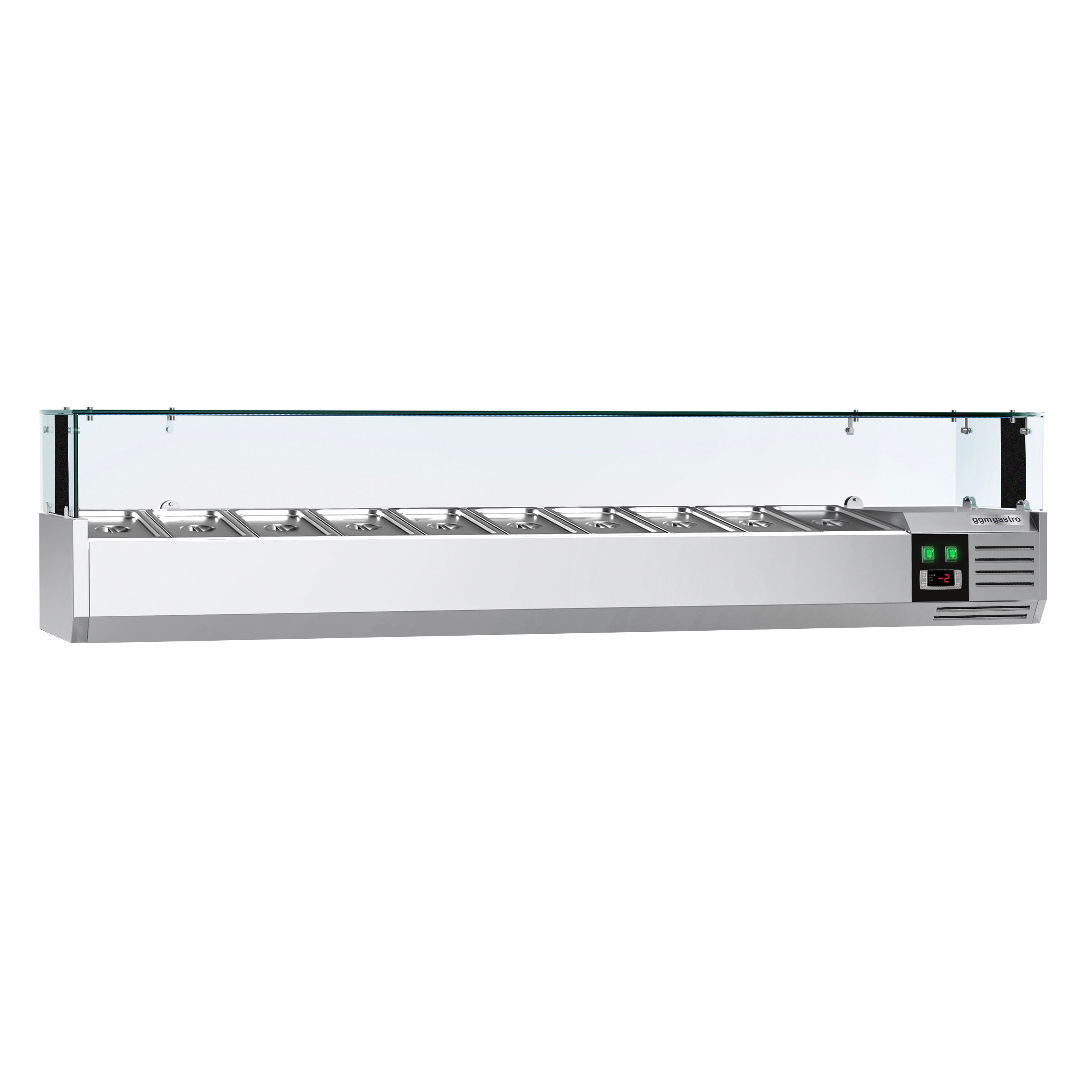 GN külmlett LED 2000 × 335 mm, 10 × GN 1/4