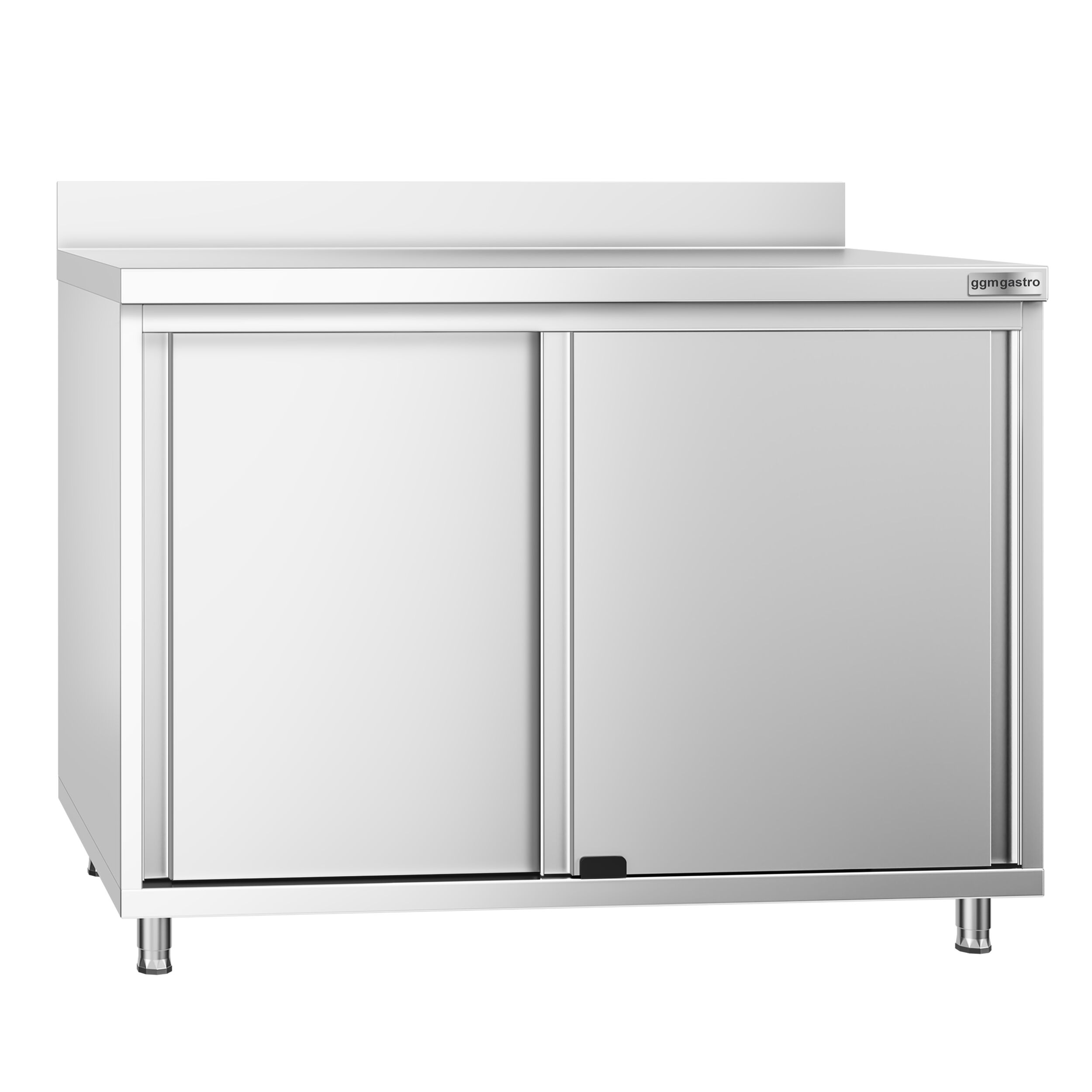 Roostevaba kapp 1000×700mm, lükandustega, tagaserv