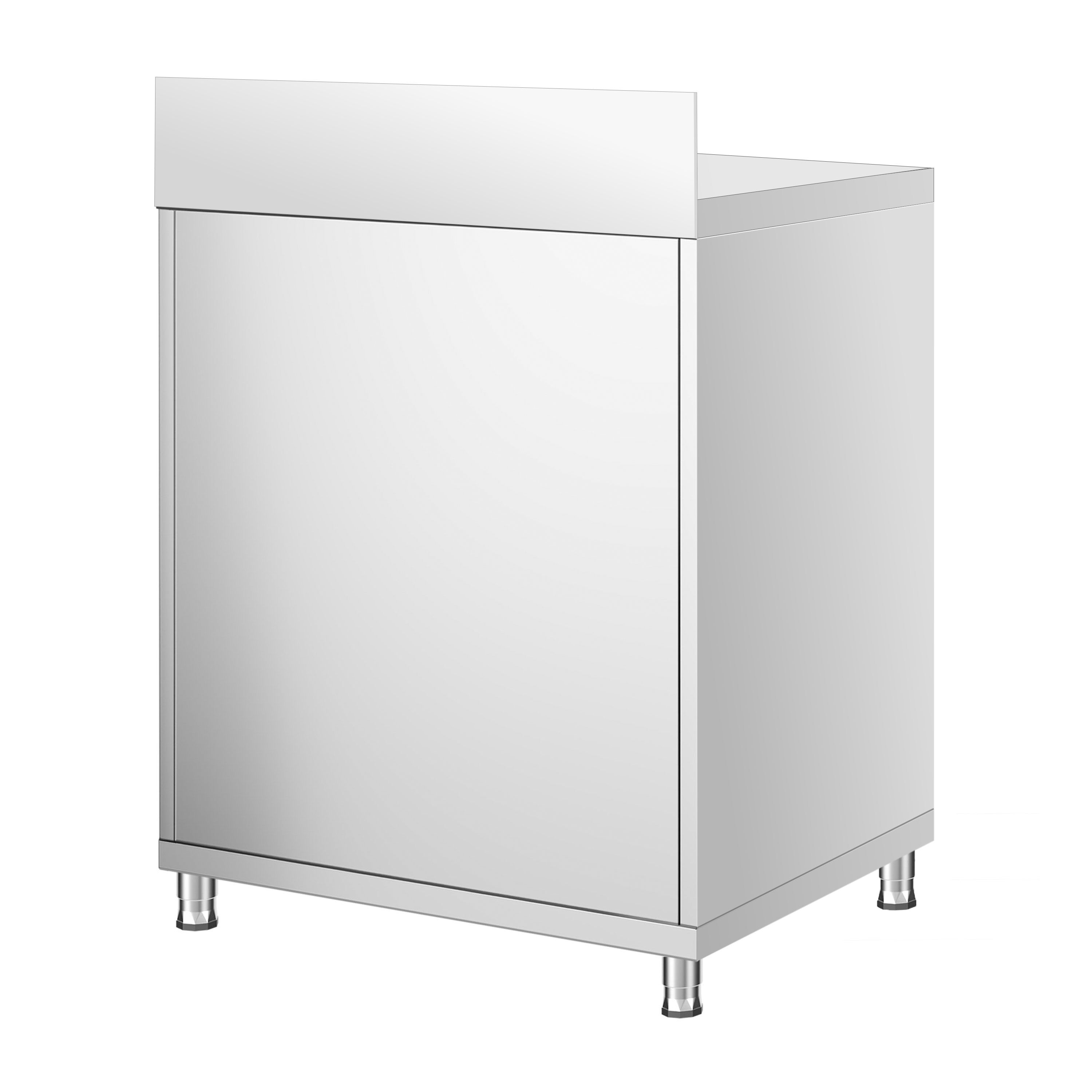 Roostevaba kapp 600×600mm, tiibustega, tagaserv