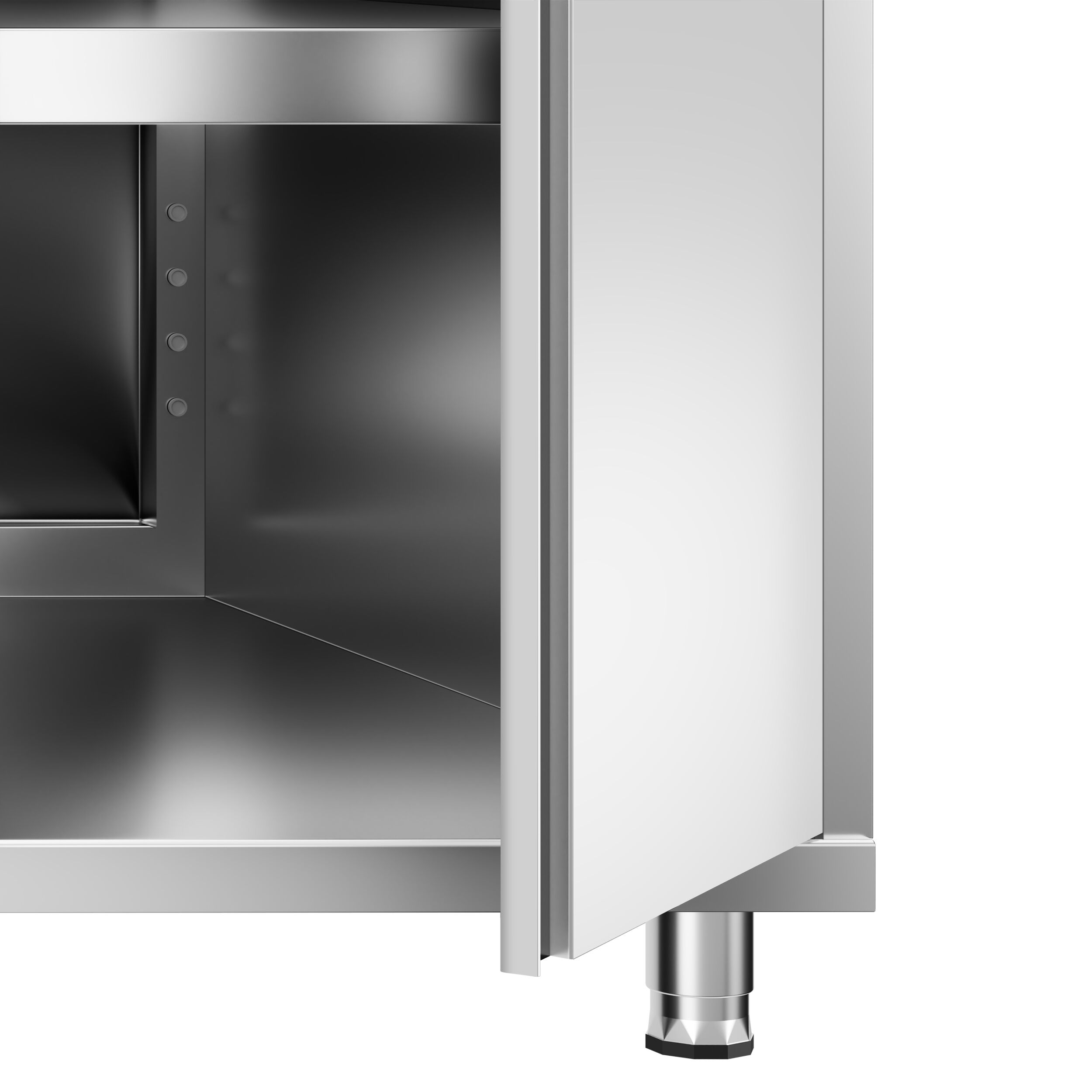 Roostevaba kapp 600×700mm, tiibustega