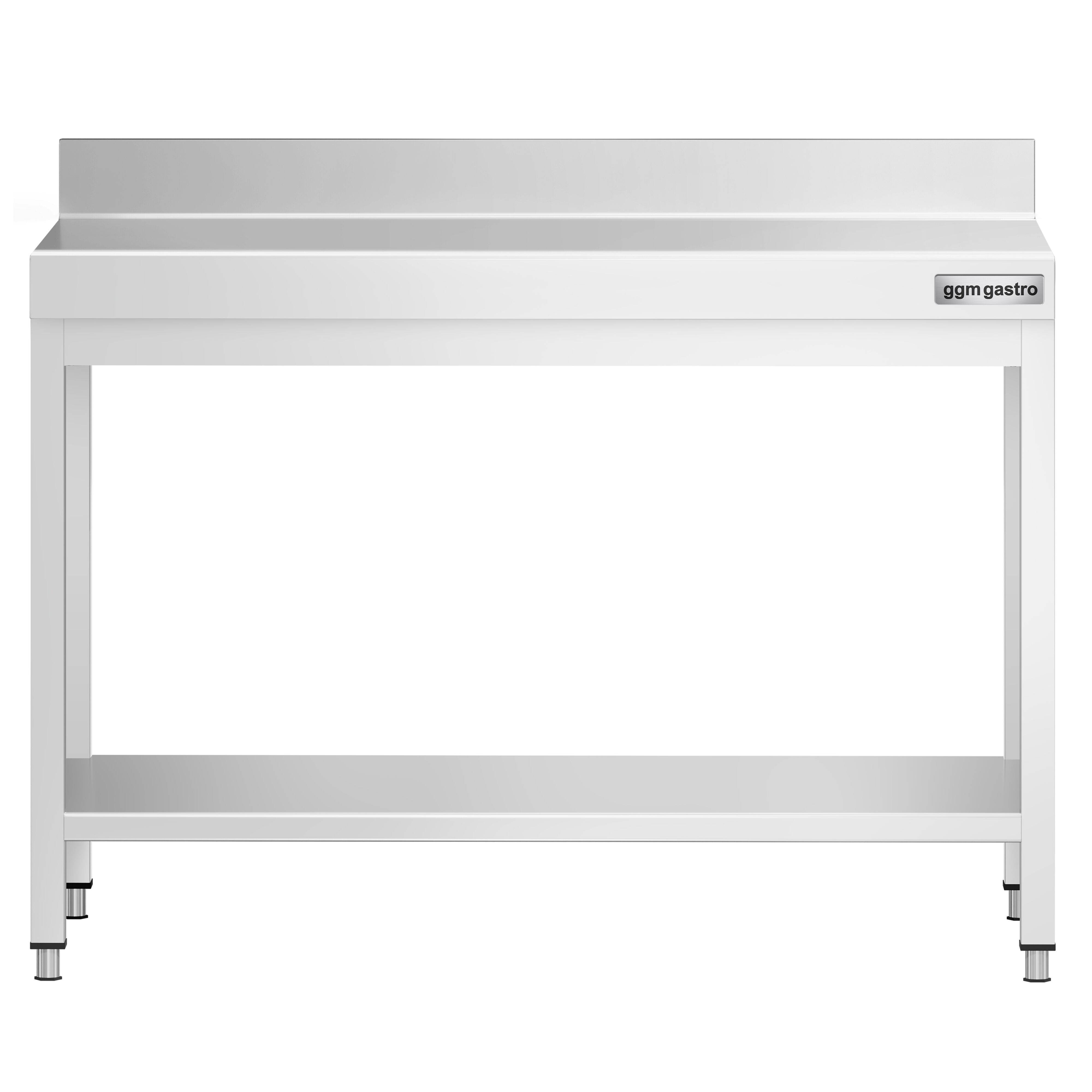 Roostevaba töölaud 1000 × 700 mm, tagaservaga