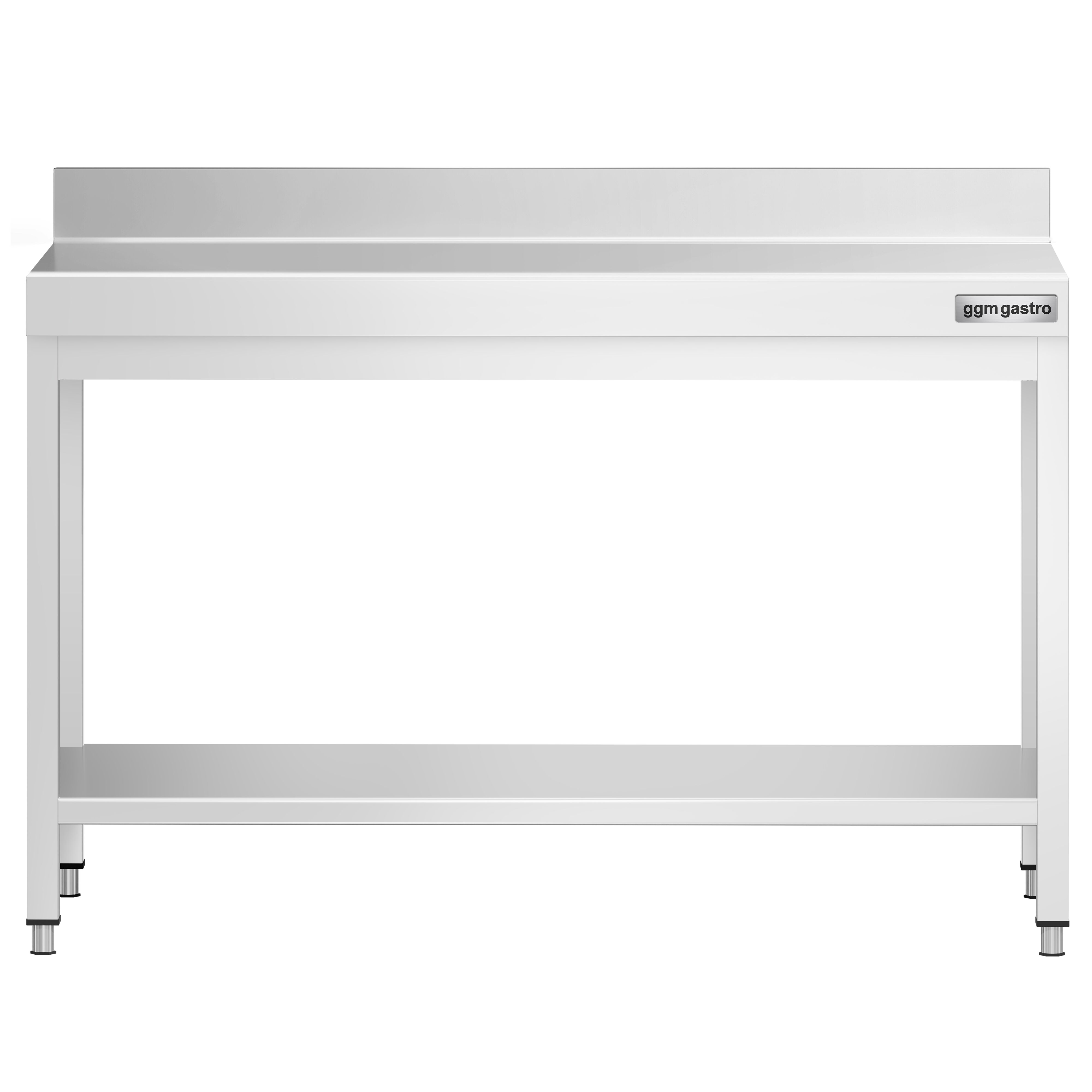 Roostevaba töölaud 1200 × 800 mm, tagaservaga