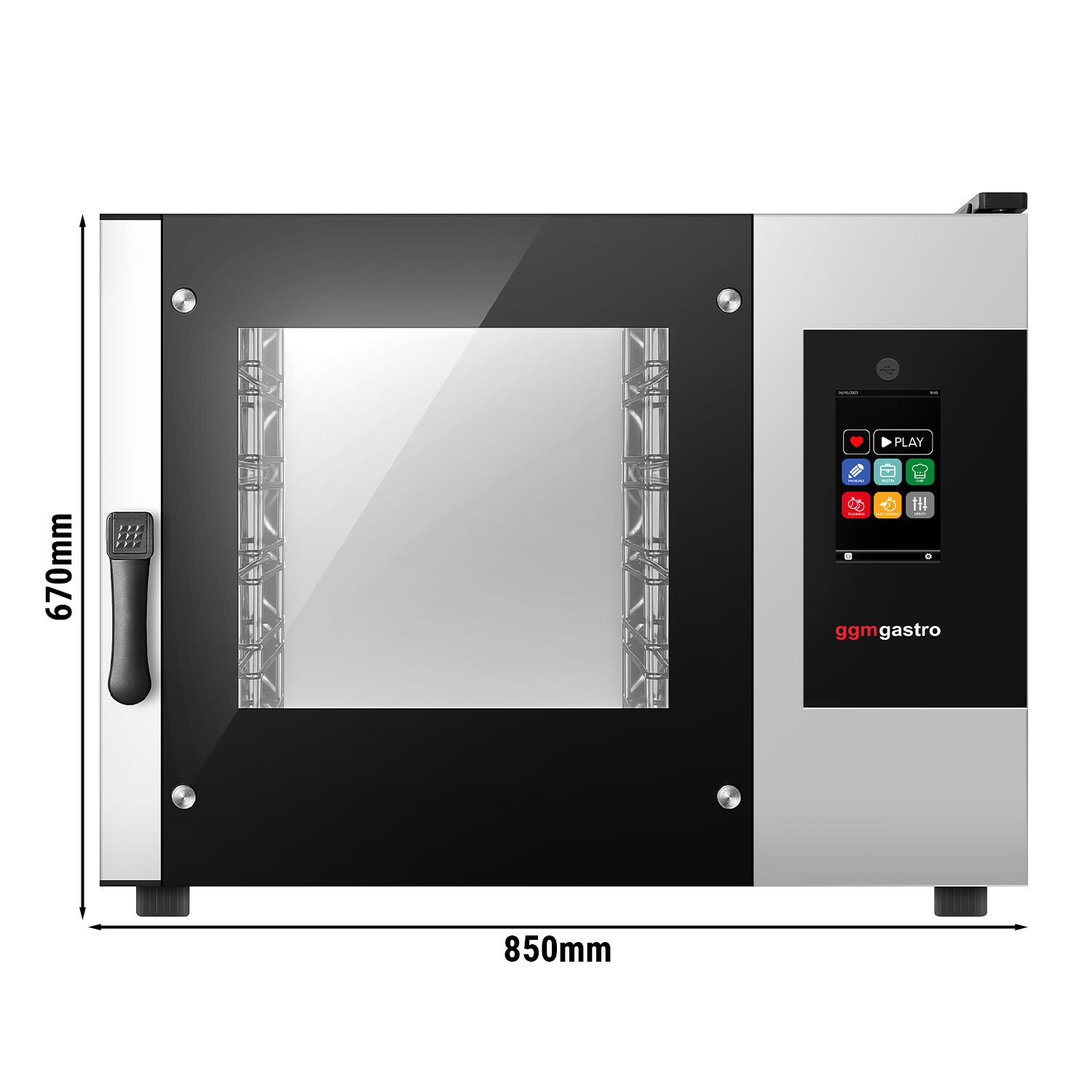 Pagarikombiahi 4×600×400, HACCP+USB
