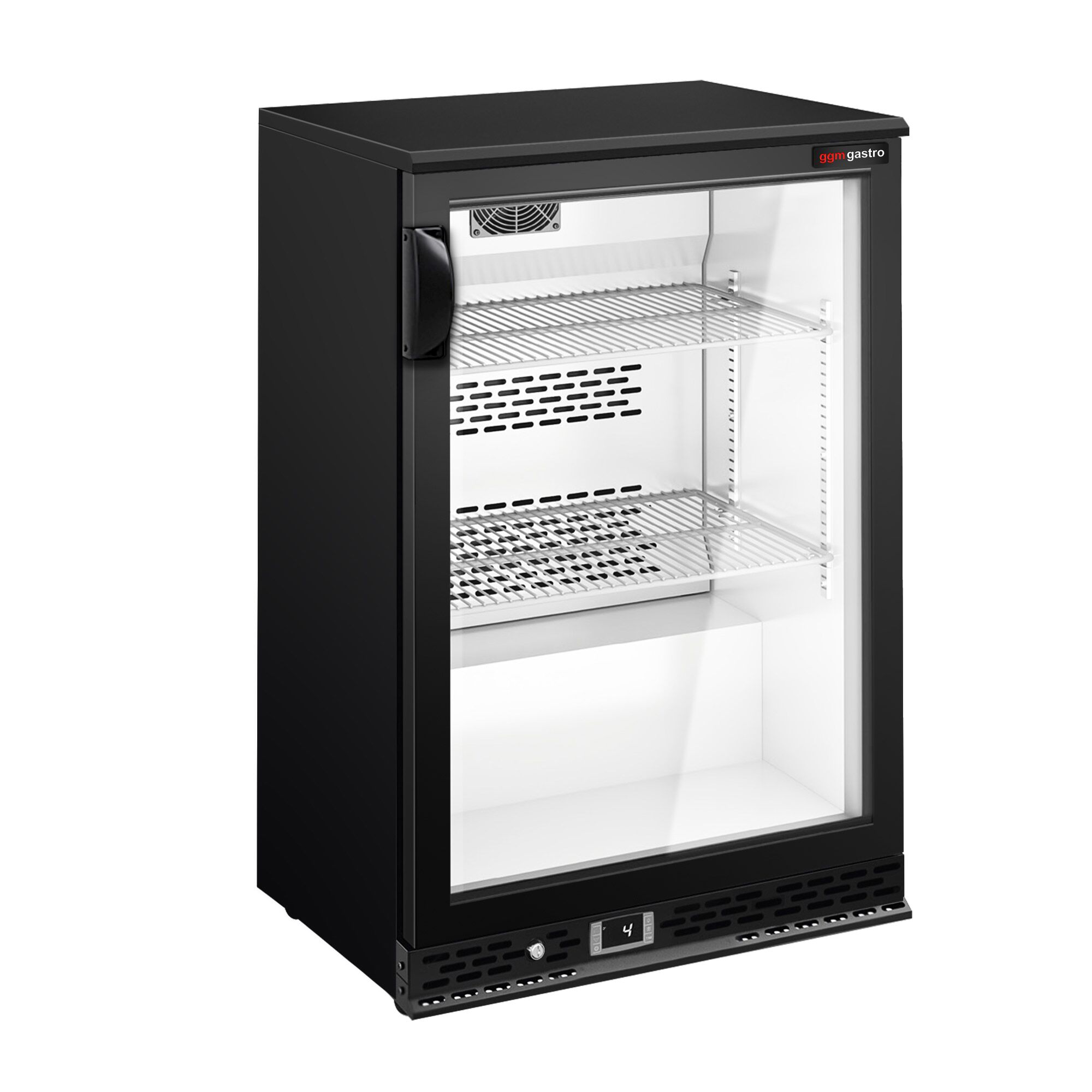 Baarikülmik, 140 L, 1 klaasuks, must